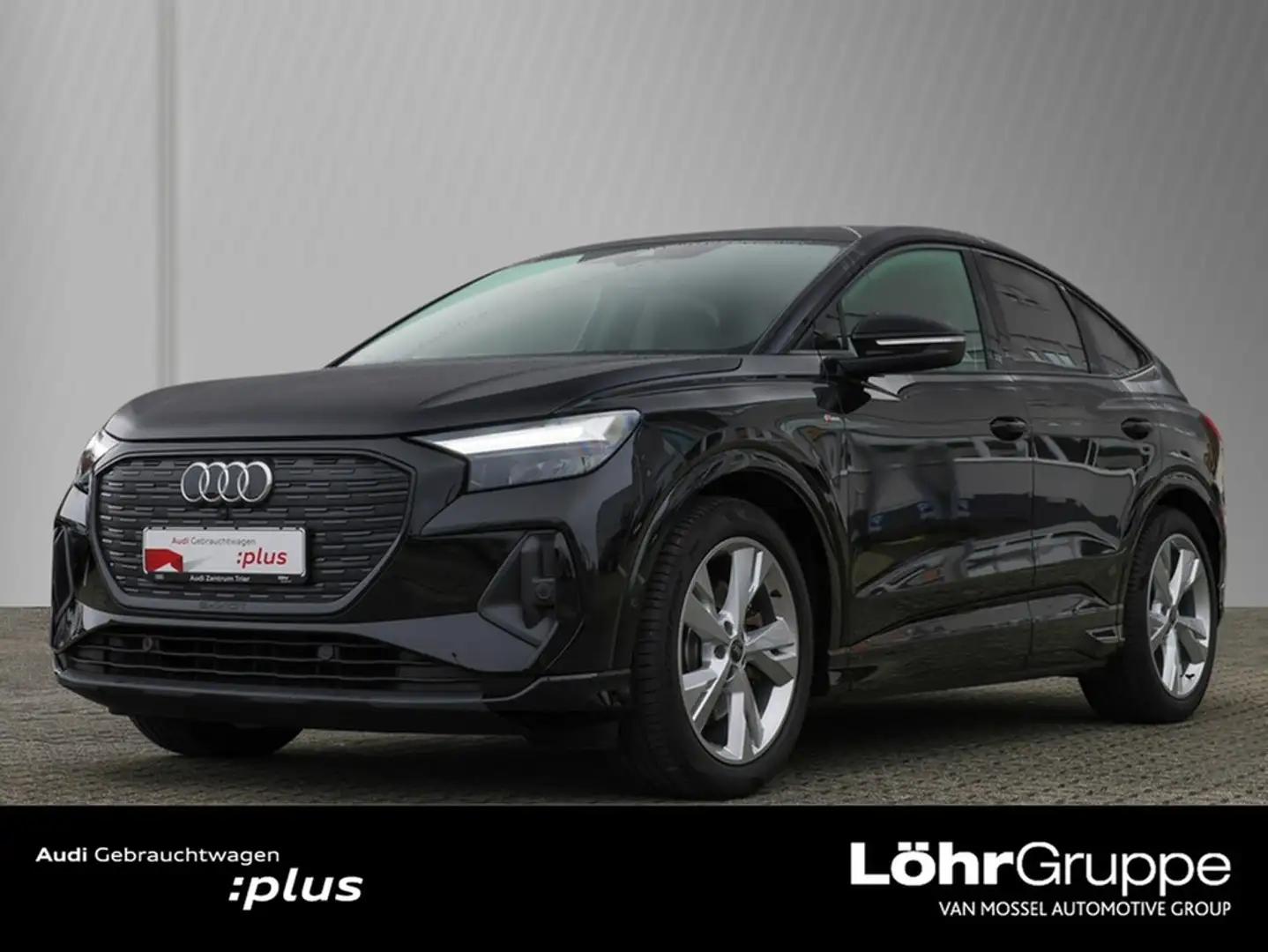 Audi Q4 e-tron Sportback 40 S line Schwarz - 1