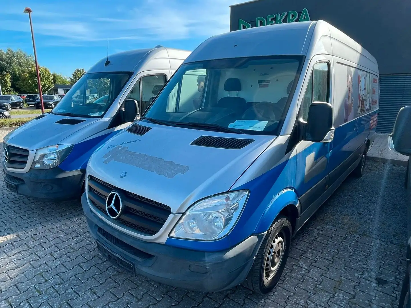 Mercedes-Benz Sprinter II Kasten Maxi+Hoch 129PSCDI EURO6 Zilver - 1