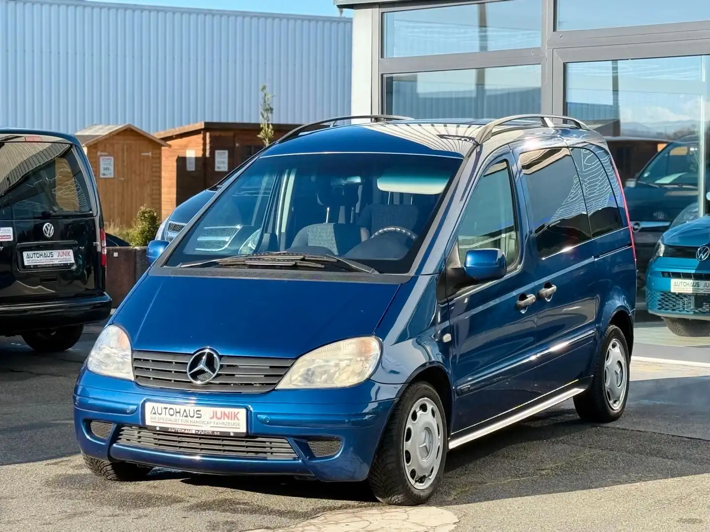 Mercedes-Benz Vaneo -Behindertengerecht-Rampe-Automatik Blau - 2