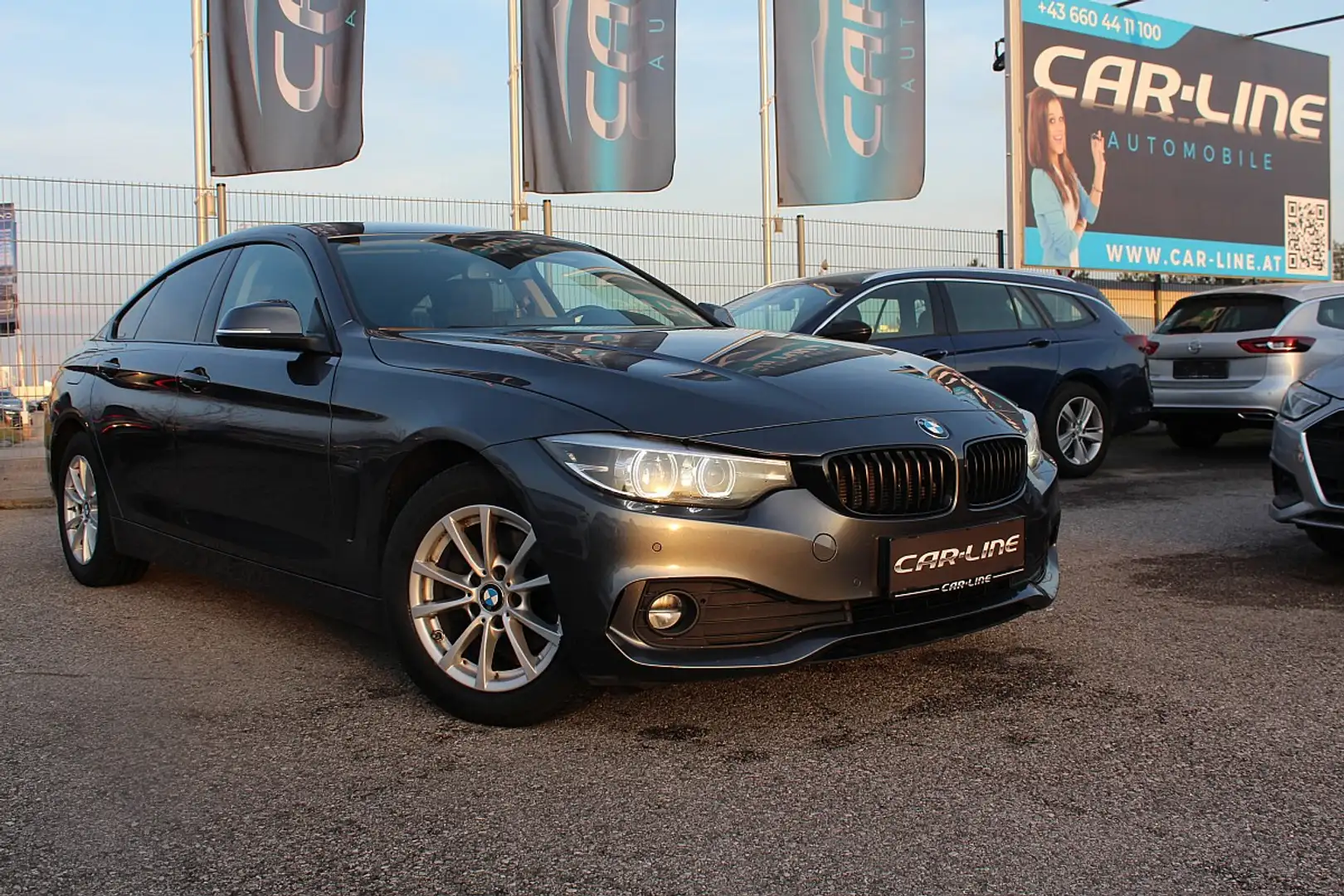 BMW 418 d Gran Coupe Aut. Digitacho, Memory, LED, Leder... Grau - 1