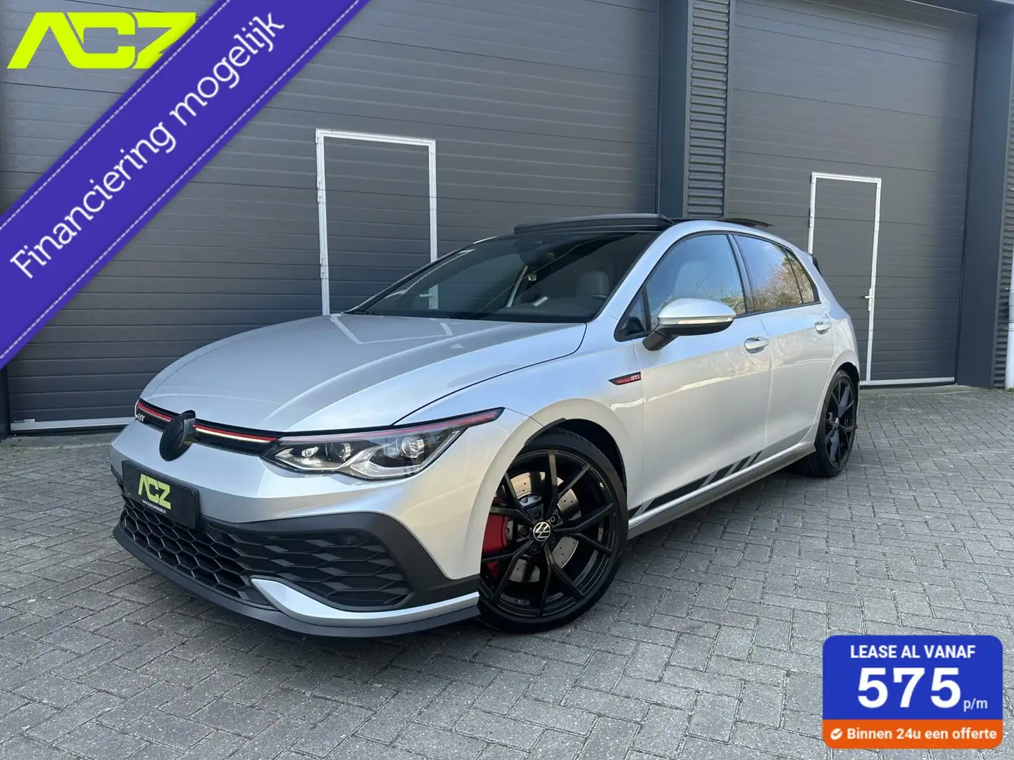 Volkswagen Golf GTI 2.0 TSI Clubsport|Leer|Pano|IQ|H&K|BOMVOL Gris - 1