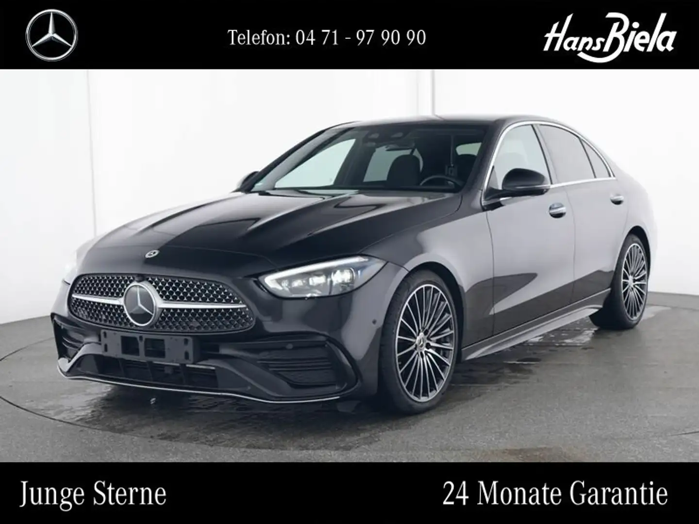 Mercedes-Benz C 300 C 300 d 4M AMG Prem+/19"/Pano/Bur/Dig.Li/360/Dis Schwarz - 1