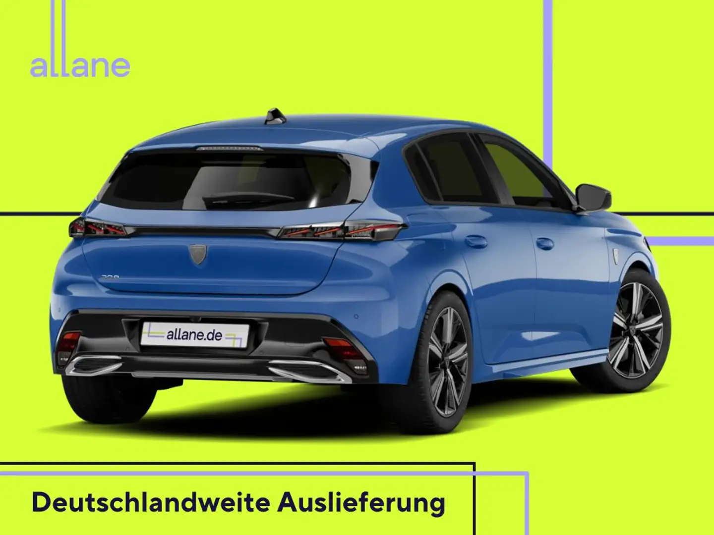 Peugeot 308 BlueHDi 130 EAT8 Allure - Leasing mit Kaufoption! Blau - 2