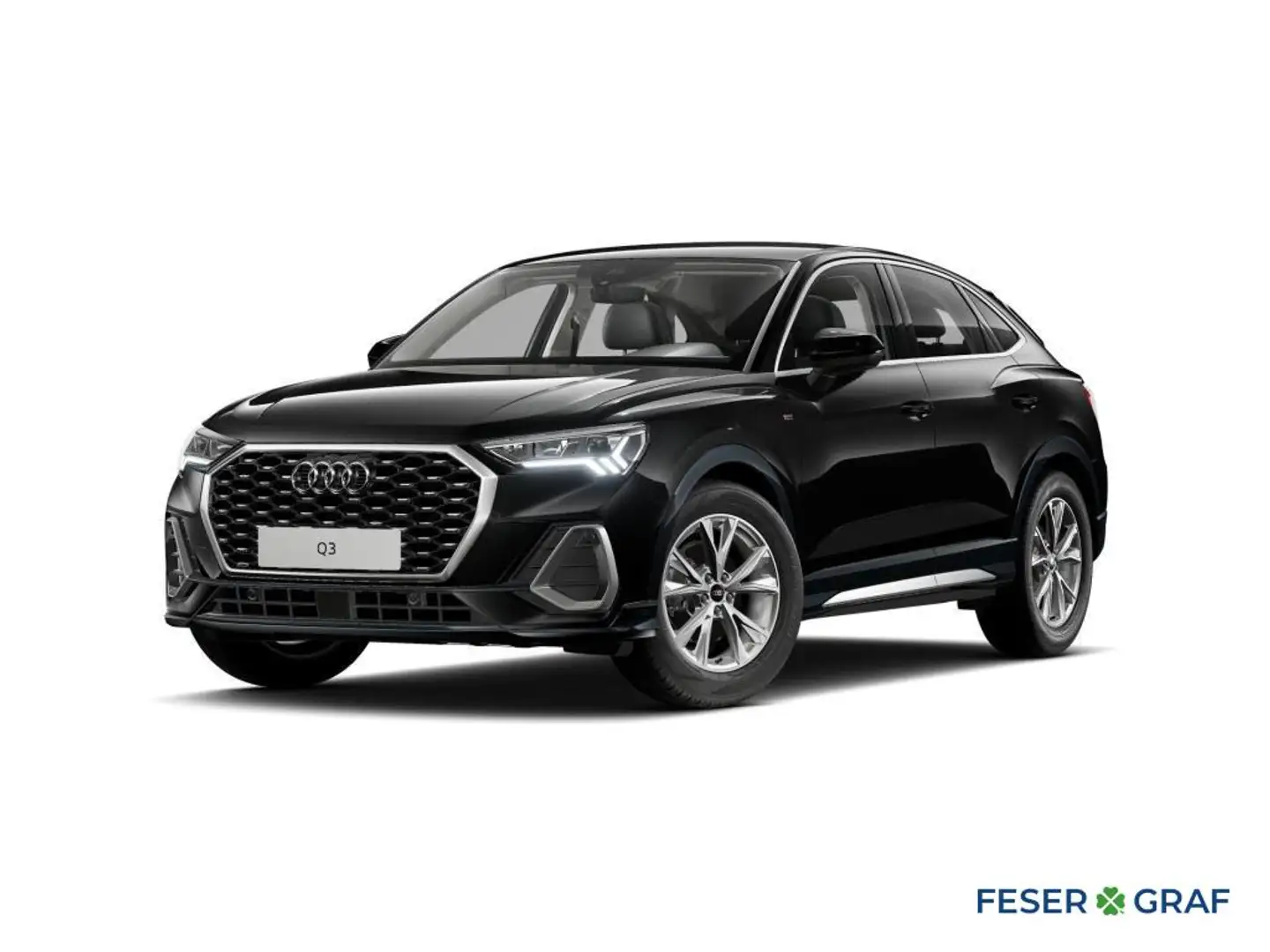 Audi Q3 Sportback S line 35 TFSI 110(150) kW(PS) S tron Schwarz - 2