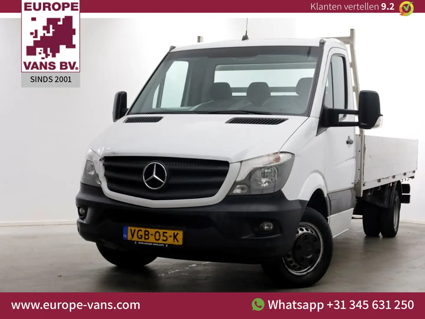 Mercedes-Benz Sprinter 519 CDI 3.0 V6 190pk Euro6 Open Laadbak L443cm Air Blanc - 1