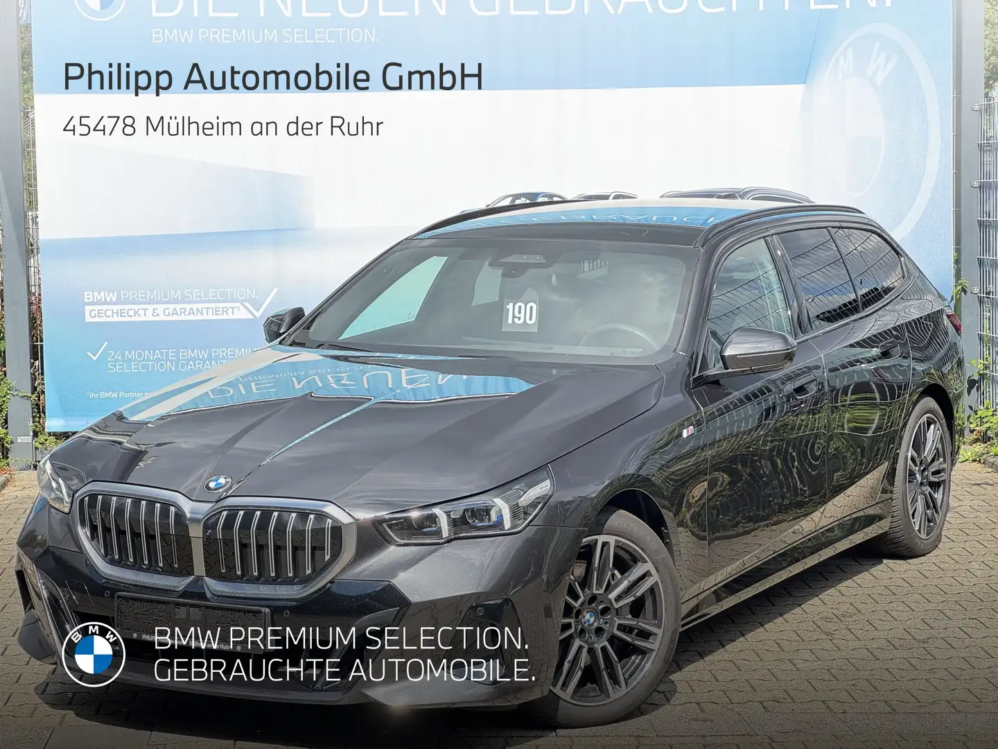 BMW 540 d xDrive M Sport Autobahnas AHK PANO B&W StHzg Grau - 1