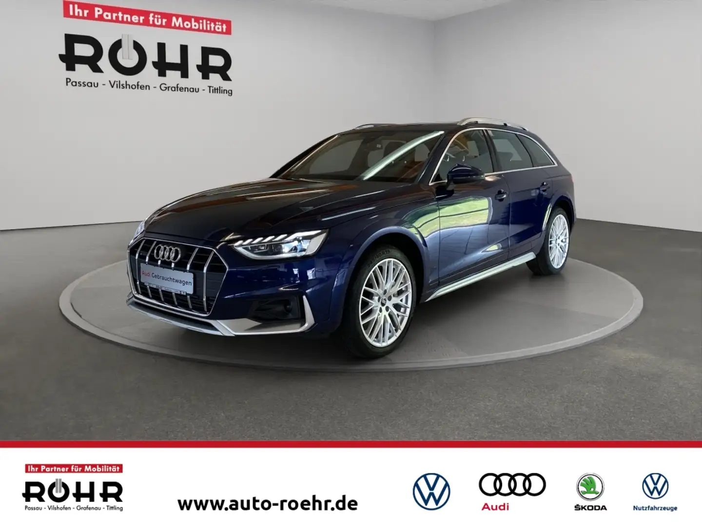 Audi A4 allroad quattro 45 TFSI S tronic (Garantie 07/9.Navi.SHZ.M Blau - 1