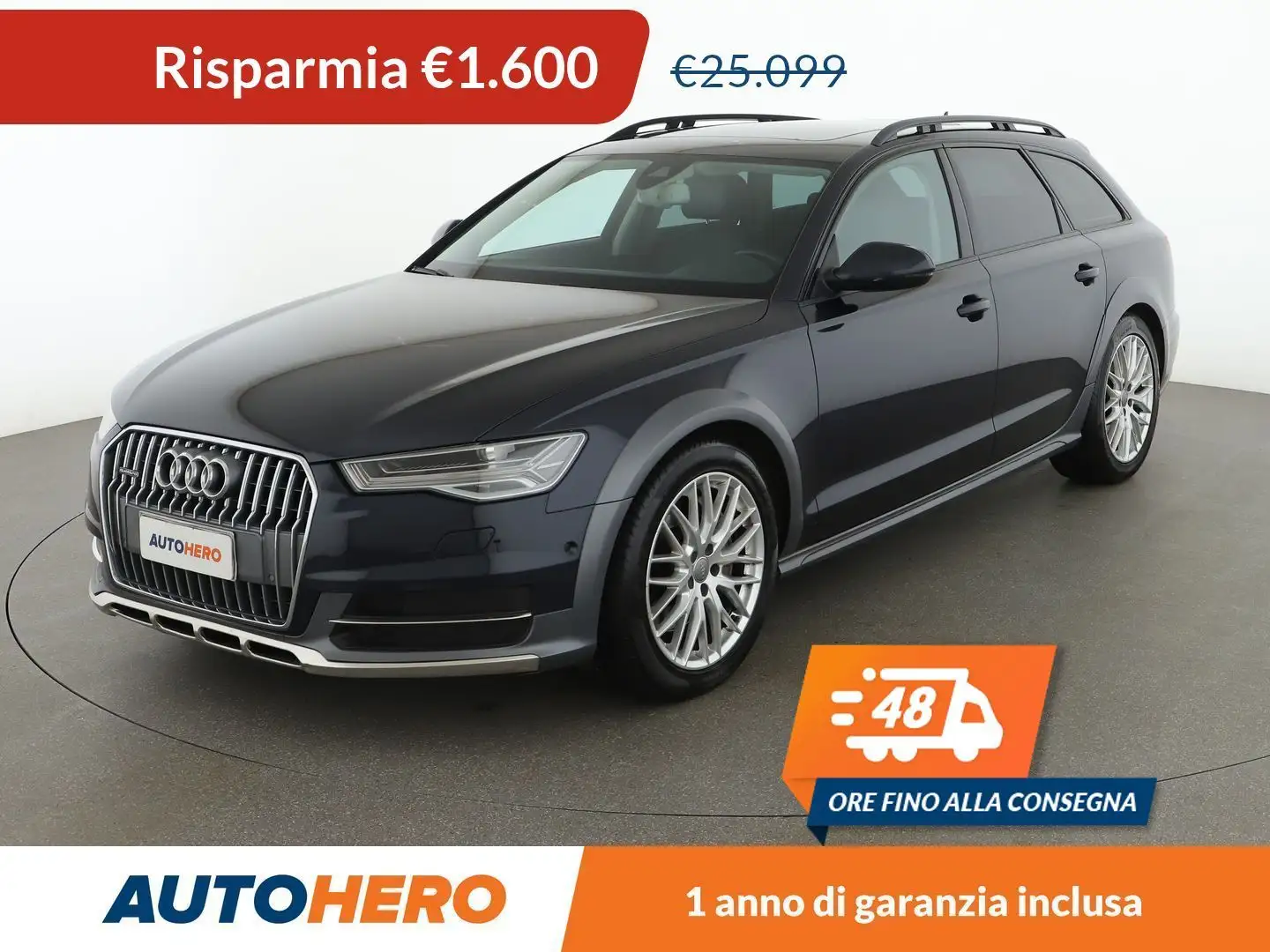 Audi A6 allroad 3.0 V6 TDI clean diesel 320 CV Bleu - 1