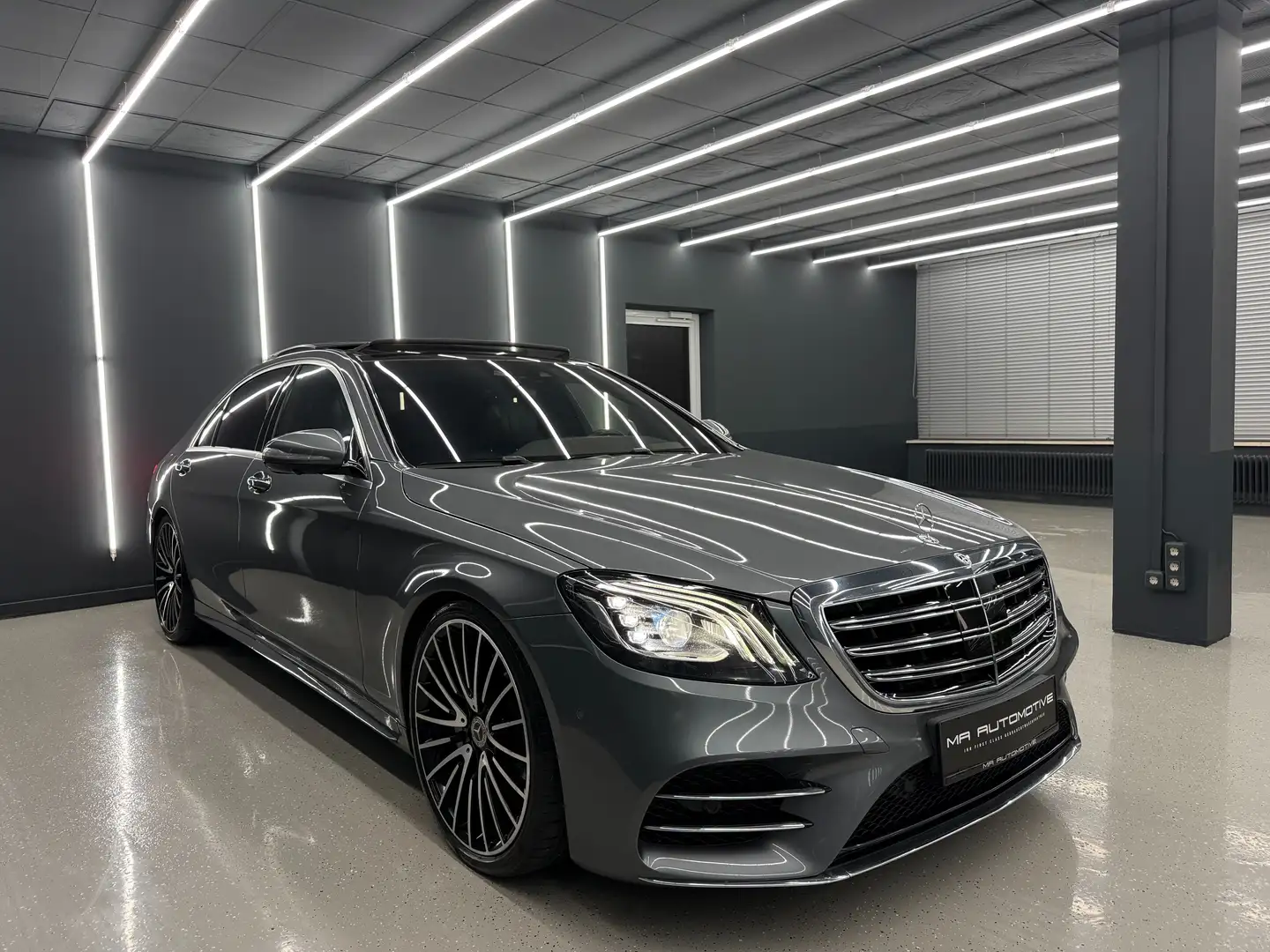 Mercedes-Benz S 400 d L 4Matic AMG Line *PANO*BURM*SOFT*360*DISTRO* Gris - 2