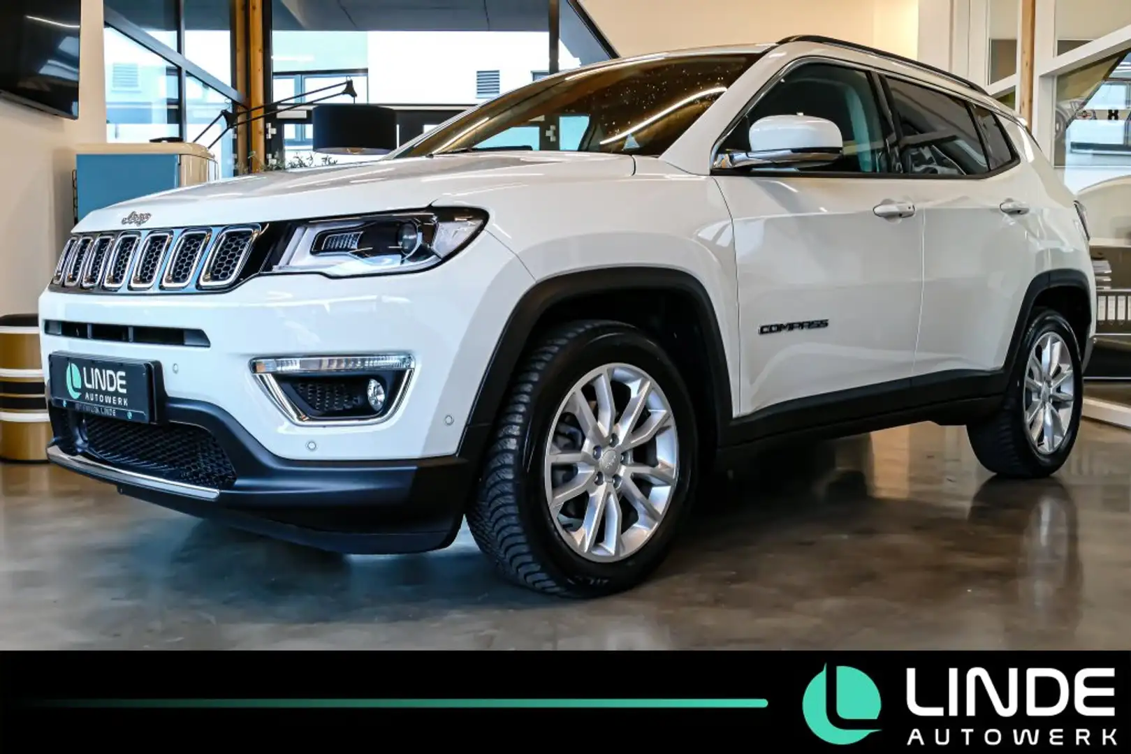 Jeep Compass Limited |NAVI|Bi-XENON|R.KAMERA|18 ALU Weiß - 1