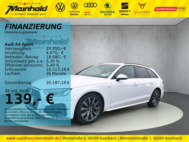 Audi A4 40 TDI quattro S tronic S Line 2x, ACC