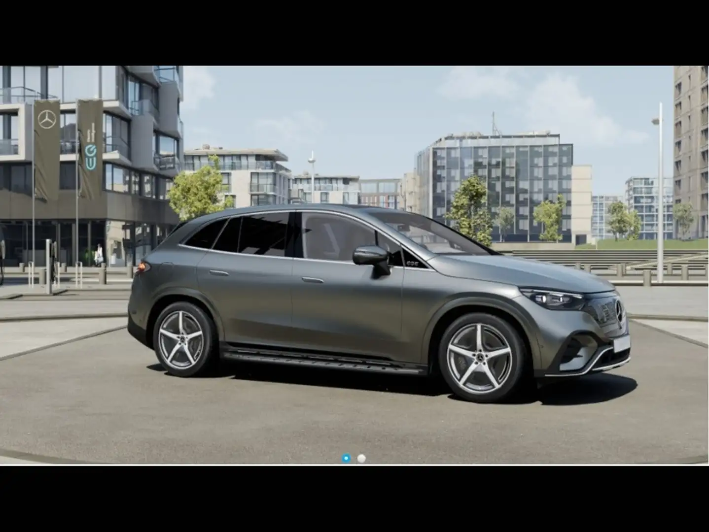 Mercedes-Benz EQE SUV EQE 500 SUV 4MATIC Hyperscreen, Klimaautomatik Grau - 2