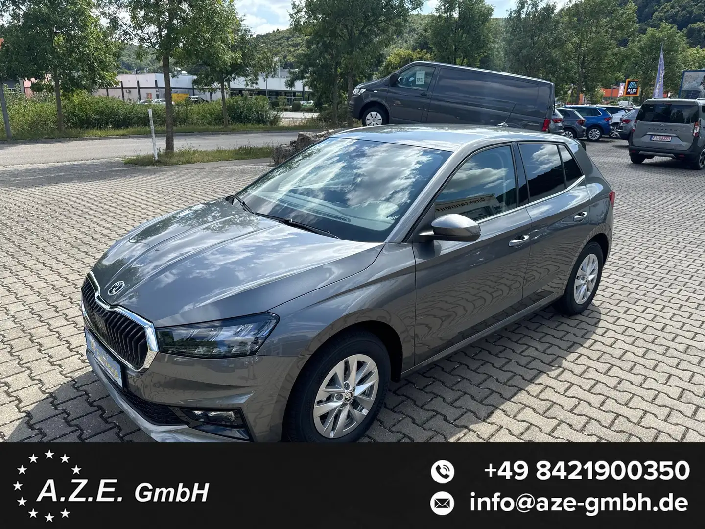 Skoda Fabia 1.0 TSI TOP SELECTION *PDC*GRA*SH*LHZ*APP*MFL* ... Gris - 1