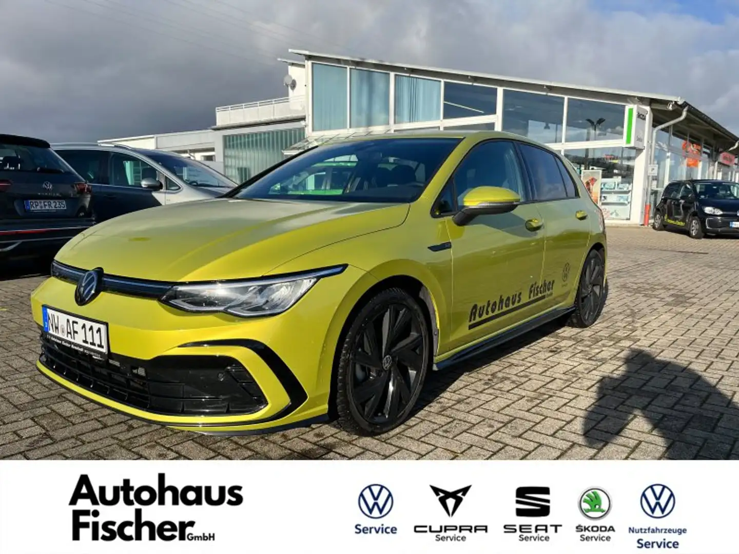 Volkswagen Golf 1.5 TSI OPF R-Line Jaune - 1