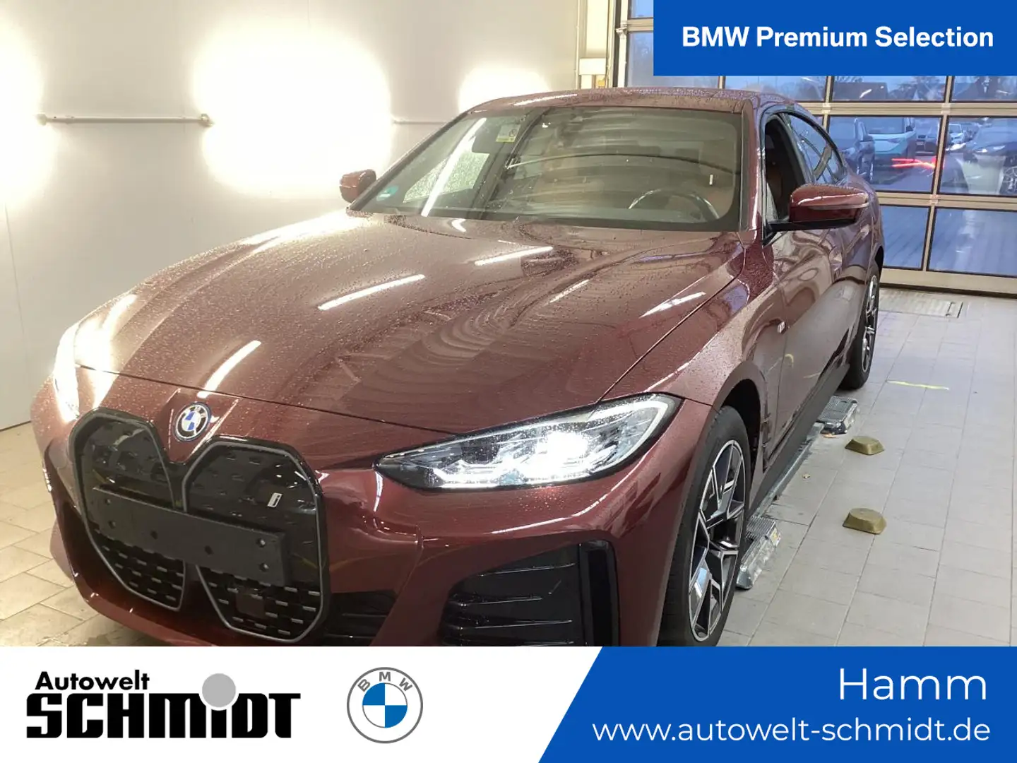BMW i4 eDrive35 M Sportpaket + GARANTIE-bis-12.2028 Rot - 1