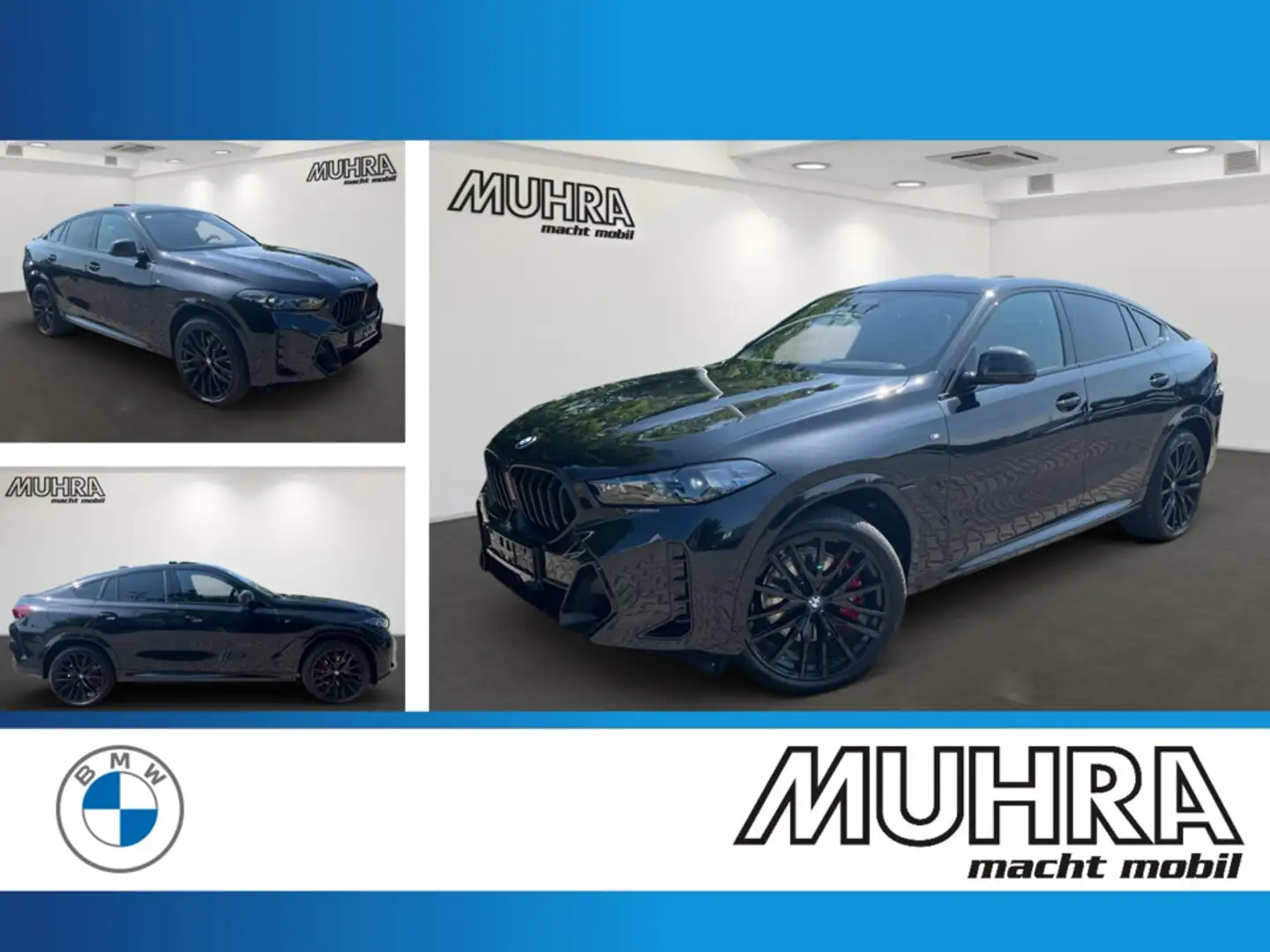BMW X6 xDrive40d M Sport Navi Pano LED 22" Standhzg Schwarz - 1