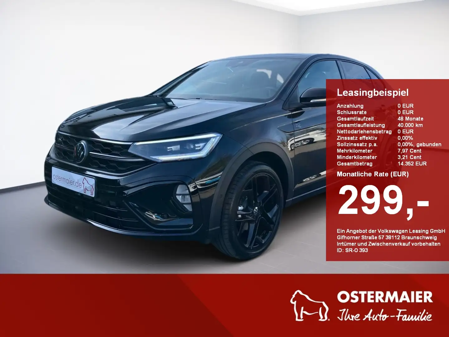 Volkswagen Taigo R-LINE 1.5TSI 150PS.DSG.MATRIX.NAVI.PANO.AHK.KAMER Schwarz - 1