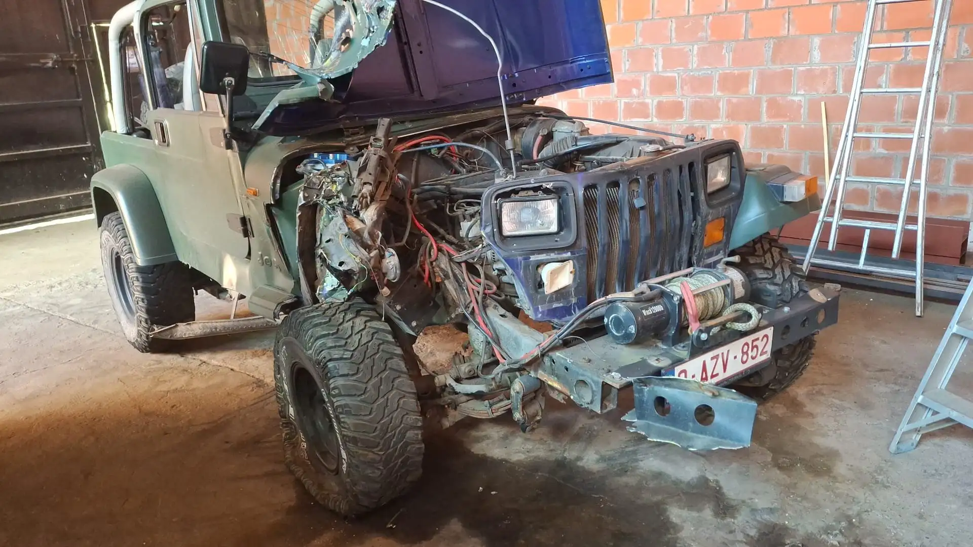 Jeep Wrangler 4.0 L Grün - 2