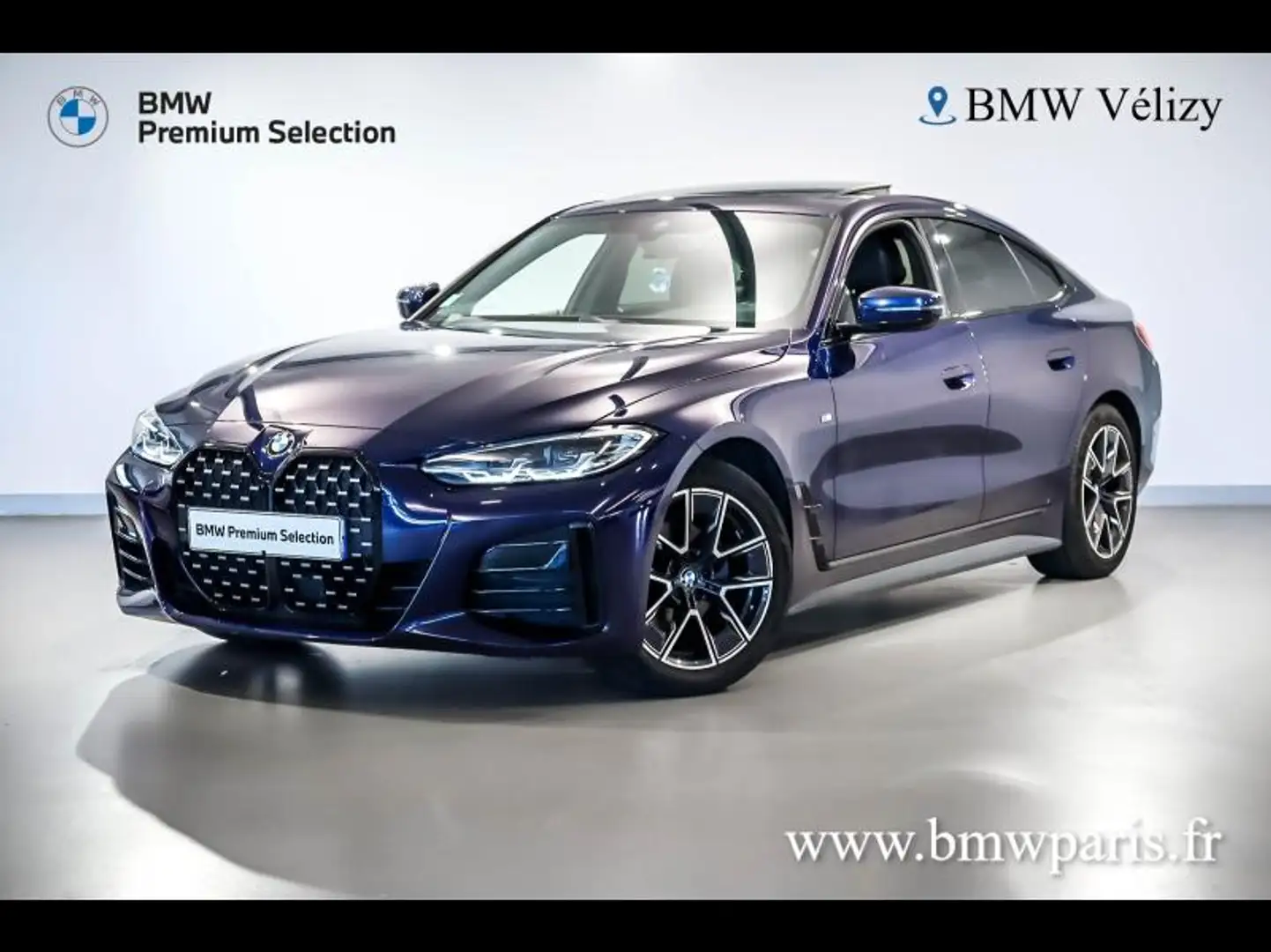 BMW 420 420dA xDrive 190ch M Sport Bleu - 1