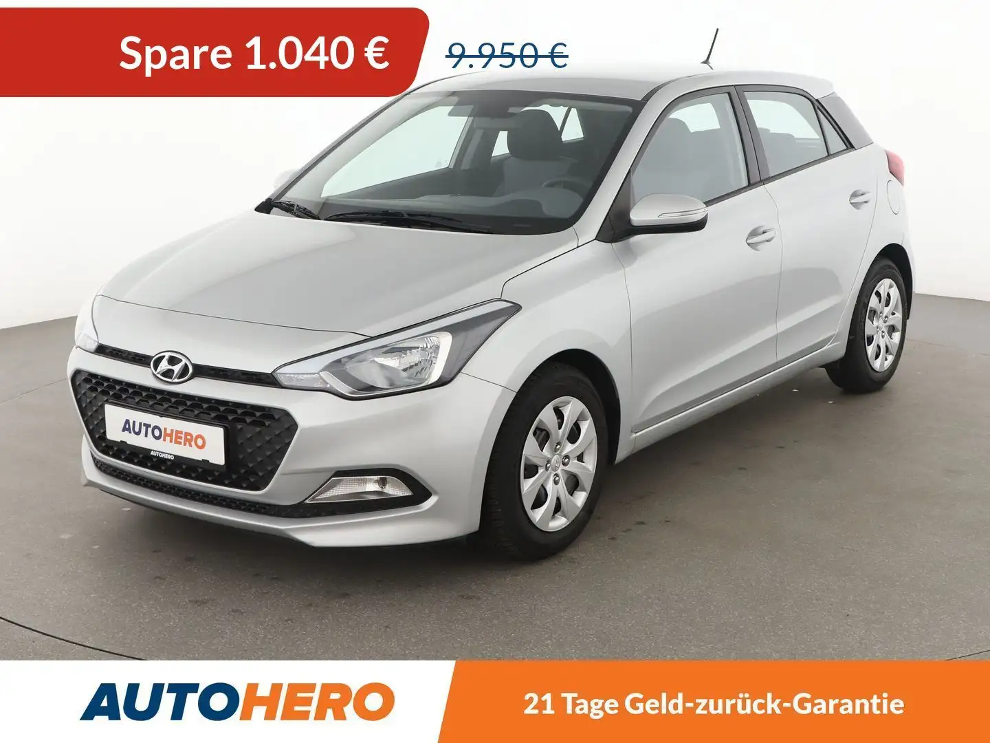 Hyundai i20 1.2 Classic blue*KLIMA*GARANTIE* Silber - 1