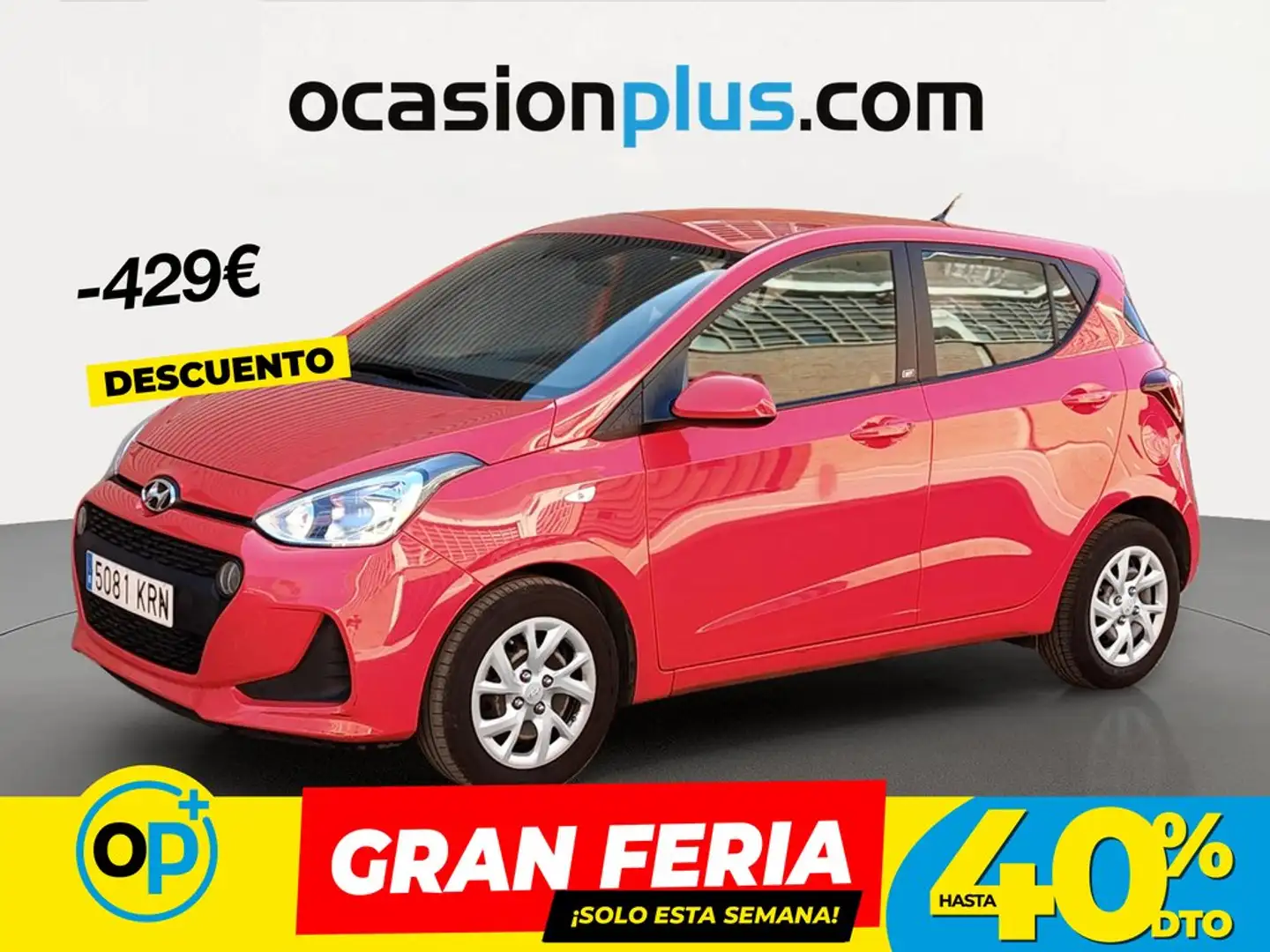 Hyundai i10 1.0 MPI Go Rojo - 1