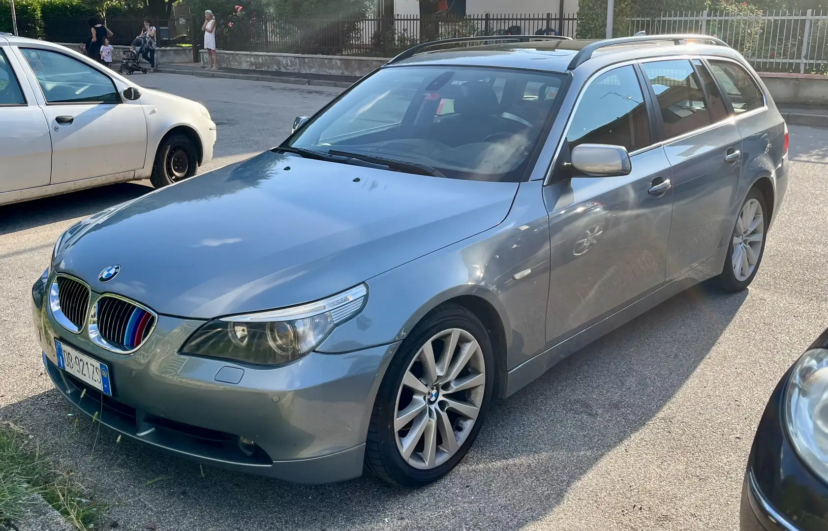 BMW 525 525d Touring Futura Gancio Traino Tetto Panoramico Grigio - 1