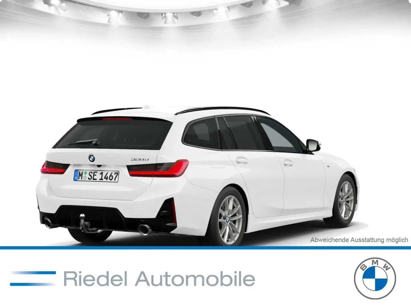BMW 320 d Touring M Sportpaket Pano AHK HiFi adapLED Weiß - 2