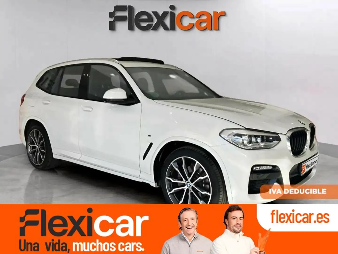 BMW X3 xDrive 20dA Blanc - 1
