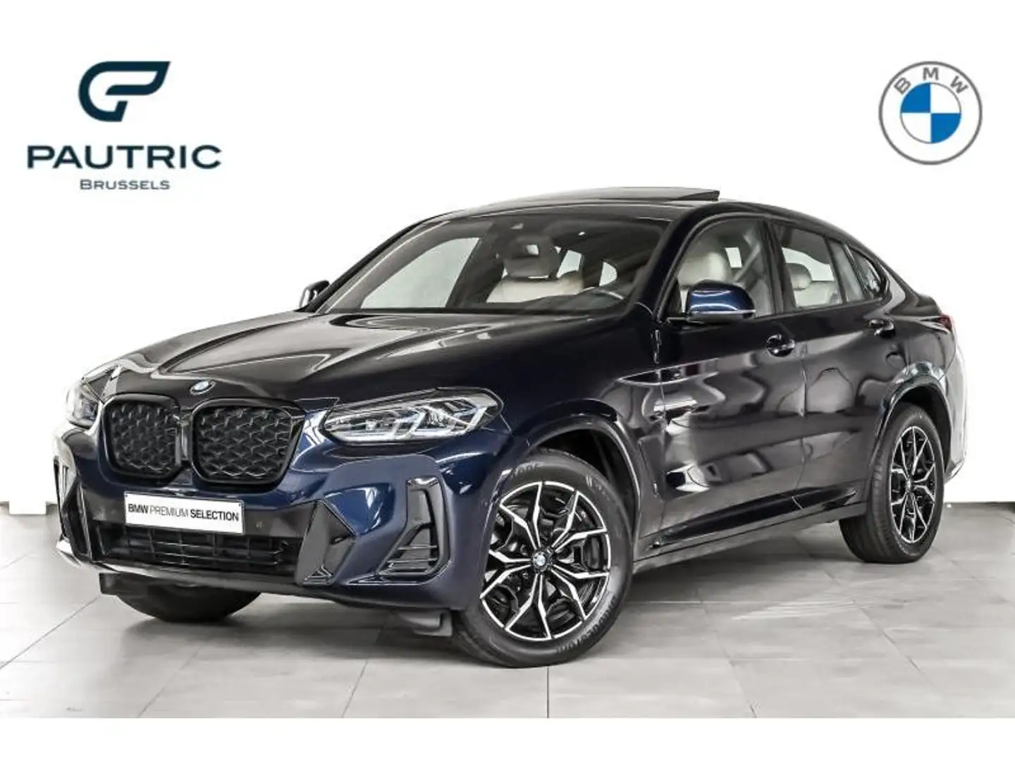 BMW X4 20d-2ans/jaar garantie-NEW PRICE:80.914€ Bleu - 1