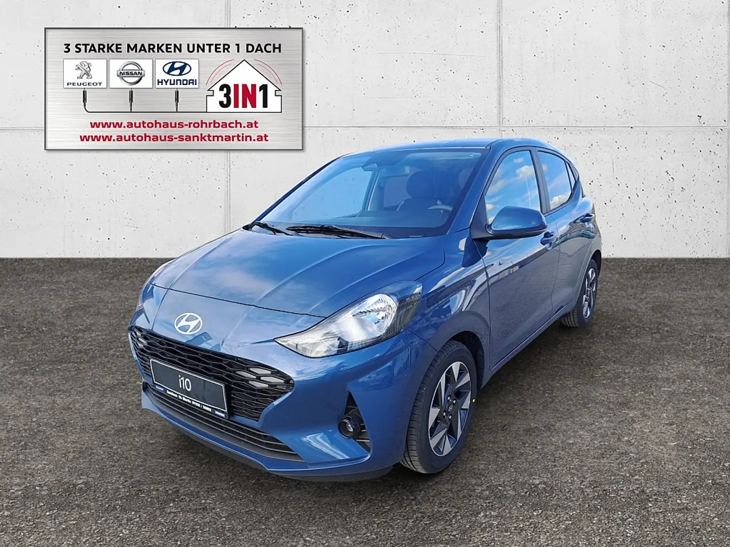 Hyundai i10 1,2 GO PLUS AMT Aut. Blau - 1