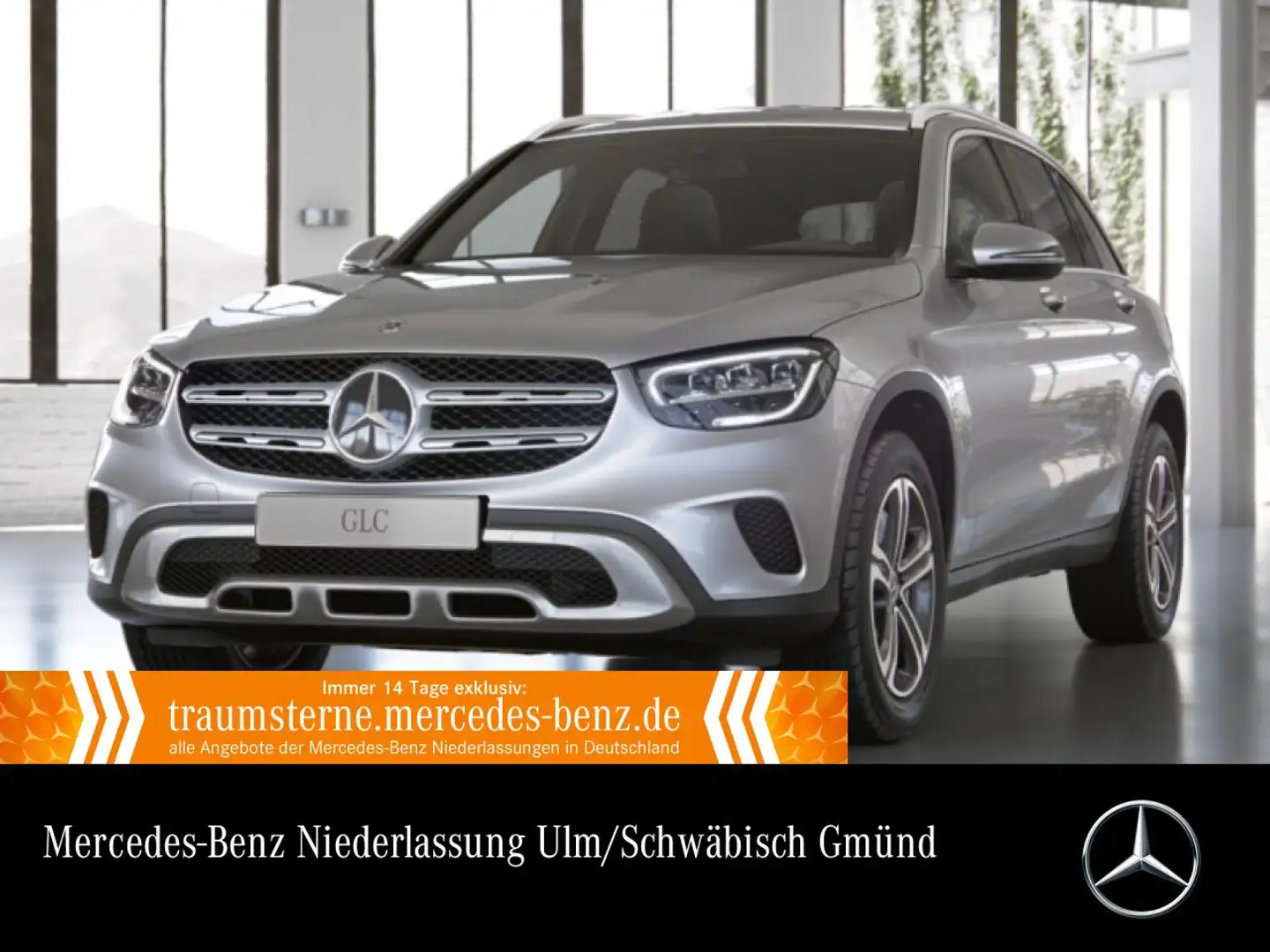 Mercedes-Benz GLC 300 de 4M AHK+LED+KEYLESS+9G Silber - 1
