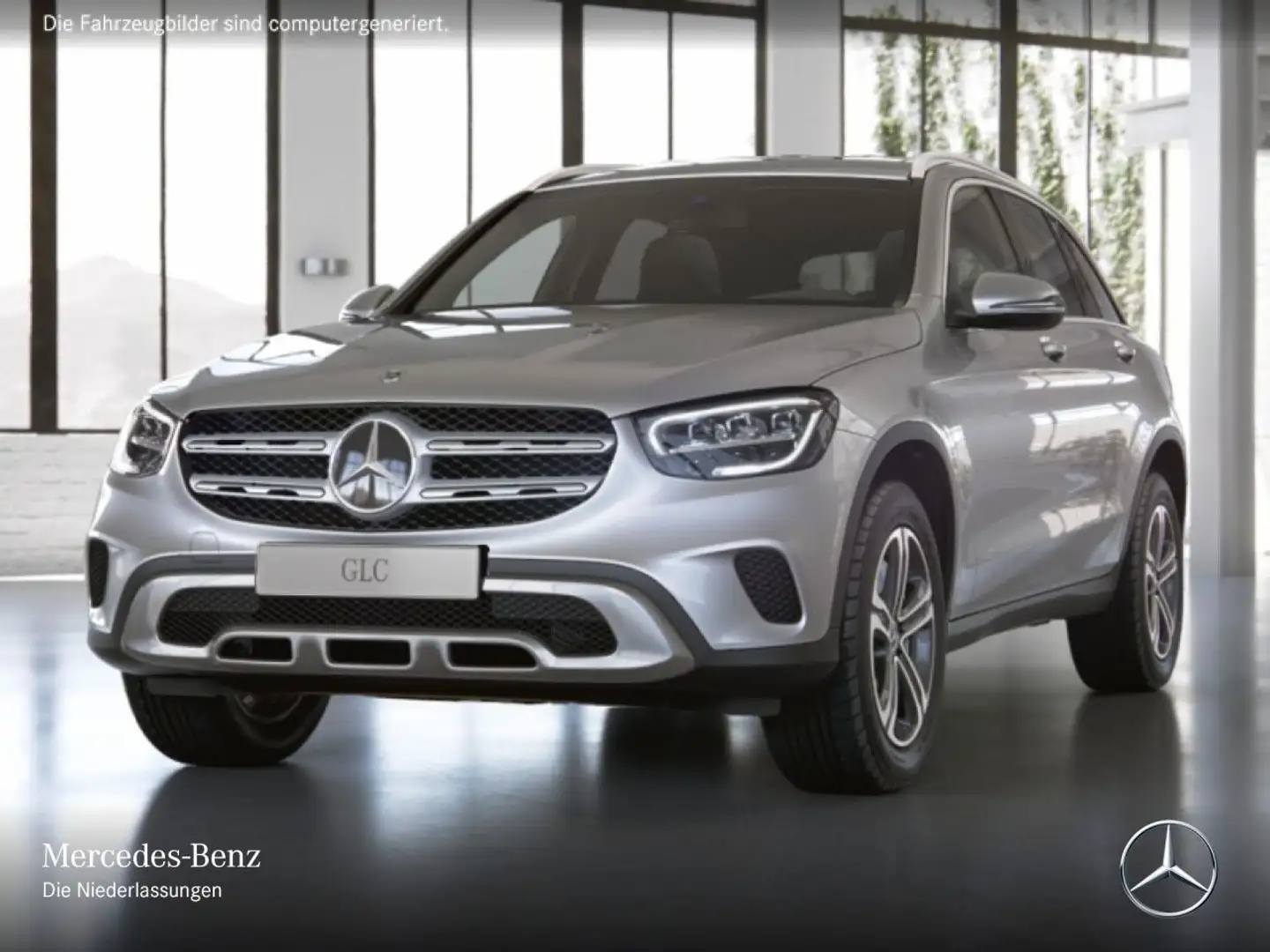 Mercedes-Benz GLC 300 de 4M AHK+LED+KEYLESS+9G Silber - 2