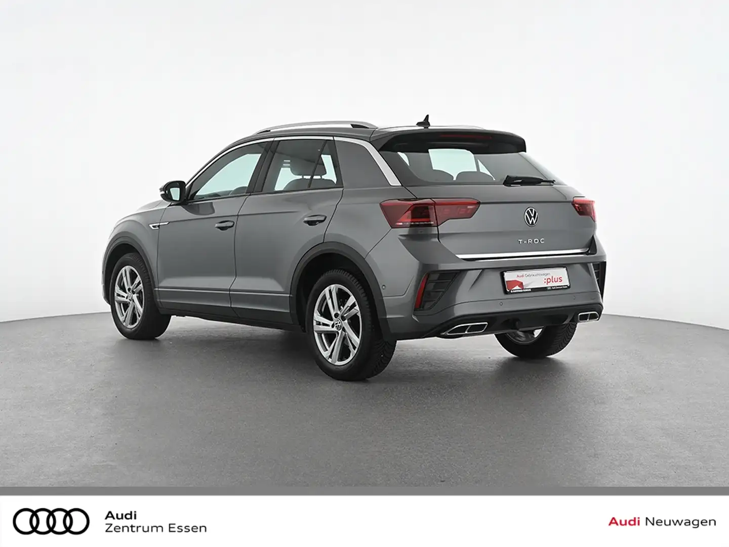 Volkswagen T-Roc R-LINE 6-GANG MATRIX LED AHK NAV RÜFA   PDC   MUFU Gris - 2