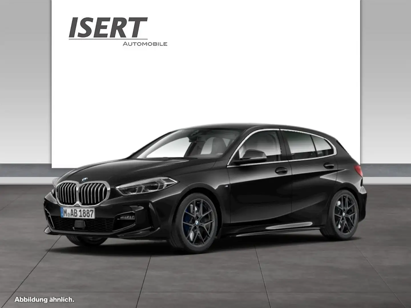 BMW 118 i M Sport A. +H&K+LED+M SPORTSITZ+RFK Noir - 1