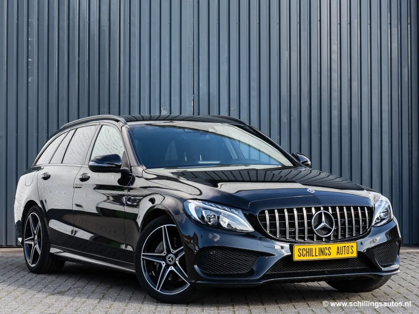 Mercedes-Benz C 180 180  ESTATE AMG  Navi Camera HUD 67.000KM Zwart - 2
