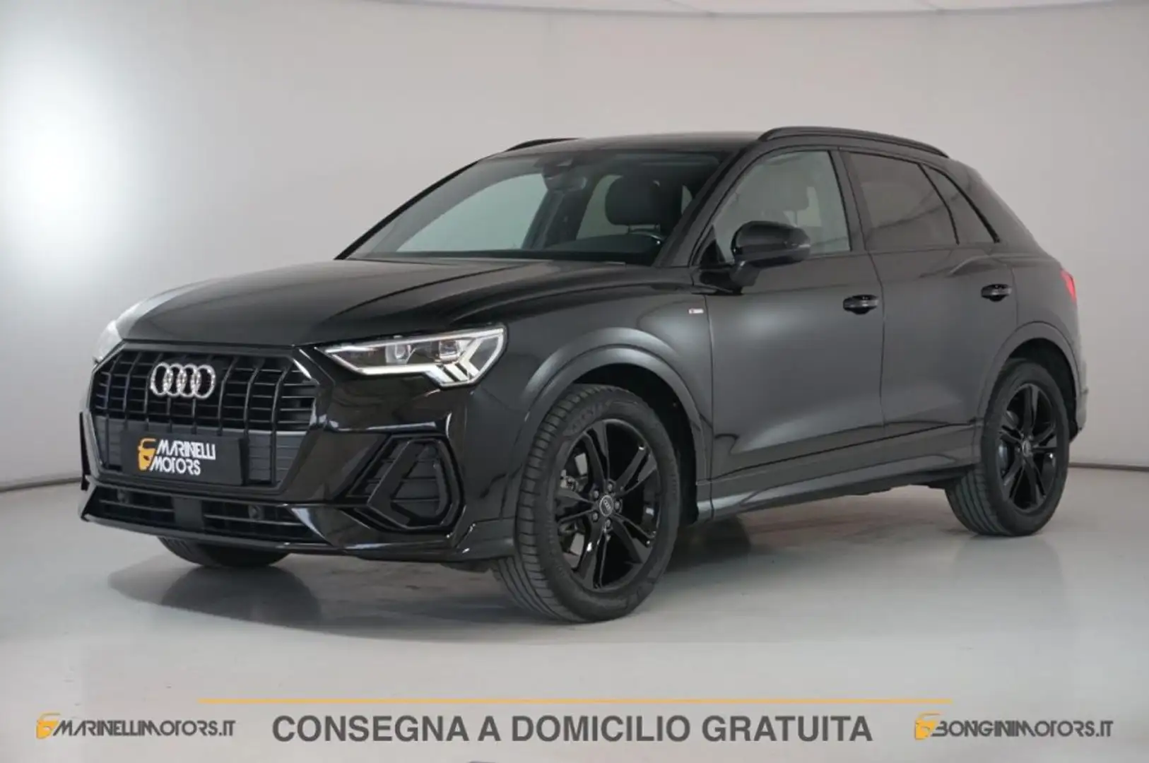 Audi Q3 35 TDI 150CV S TRONIC S LINE EDITION PACK BLACK Schwarz - 1