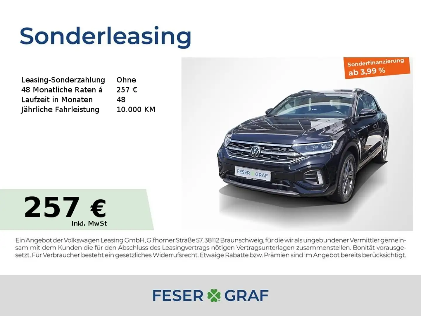 Volkswagen T-Roc R-Line 2.0 TDI DSG R-Kamera AHK ParkAssist Schwarz - 1