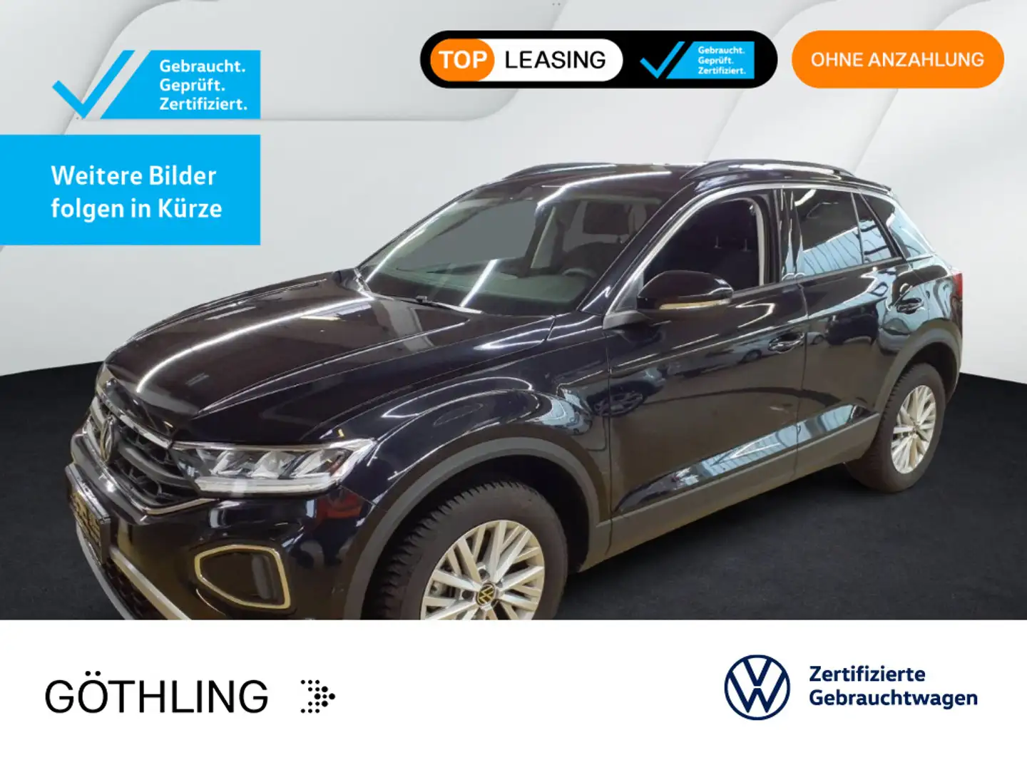 Volkswagen T-Roc T-ROC Life TSI 85kW*LED*DIGITAL*NAVI*PDC*SHZ Schwarz - 1