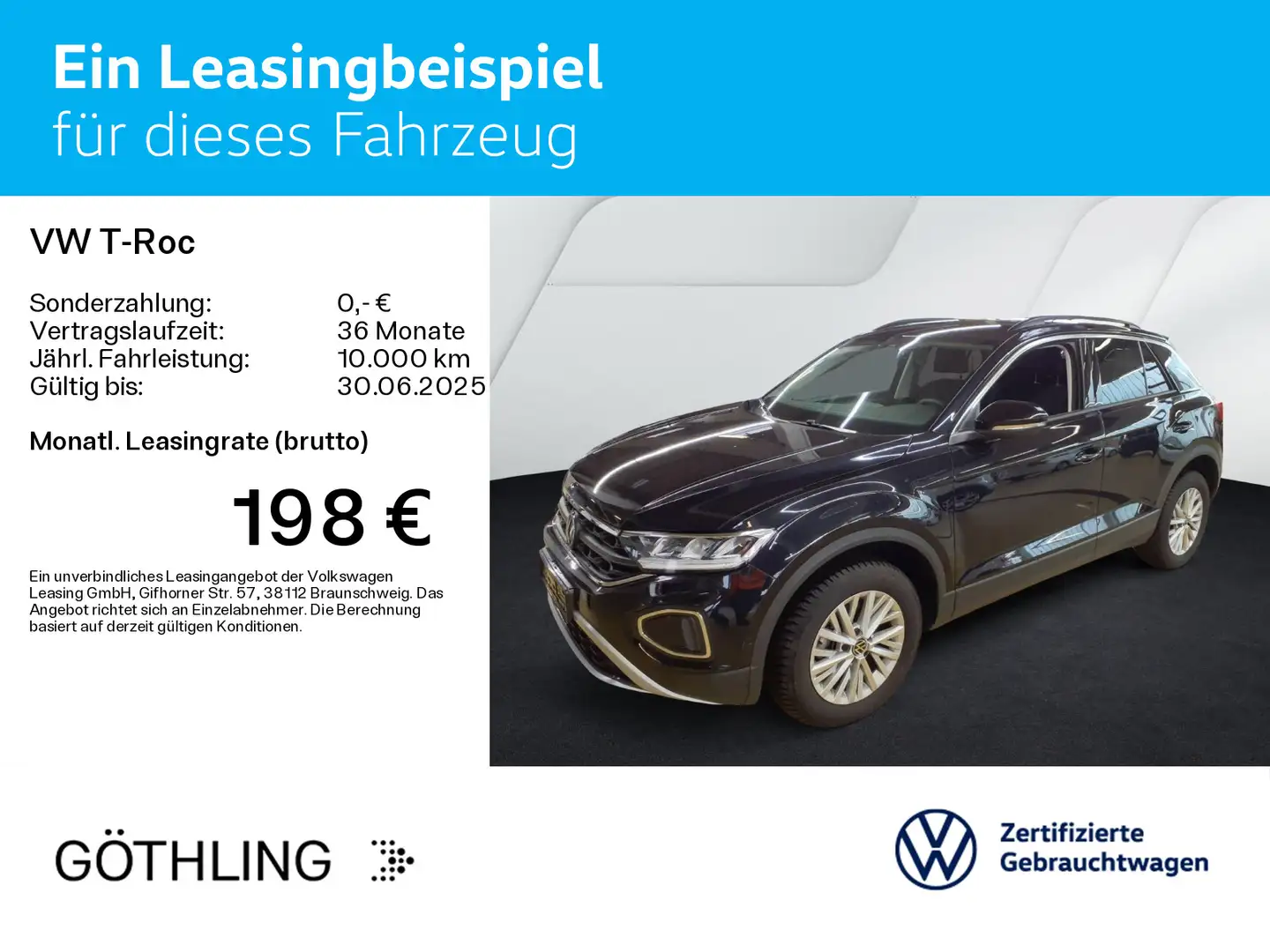 Volkswagen T-Roc T-ROC Life TSI 85kW*LED*DIGITAL*NAVI*PDC*SHZ Negro - 2