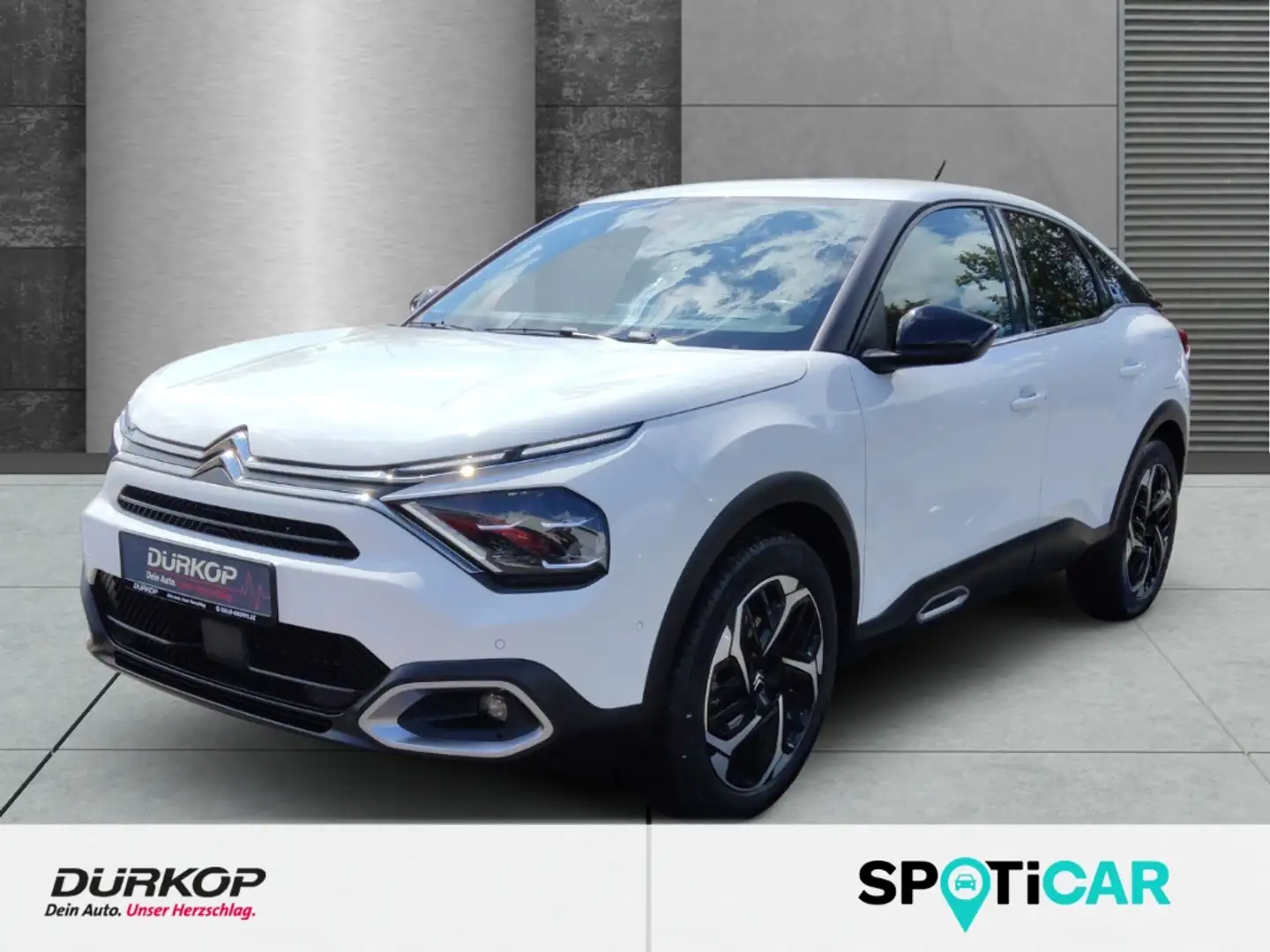 Citroen C4 1.2 PureTech 130 Shine 8-AT Sitz-& Lenkradhzg. Weiß - 1