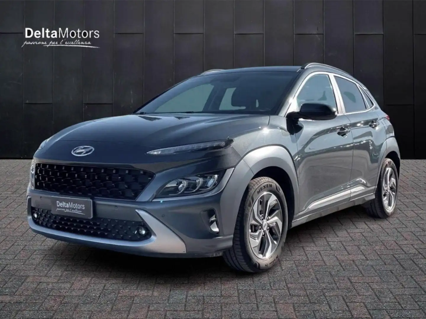 Hyundai KONA HEV 1.6 DCT XLine Gris - 1