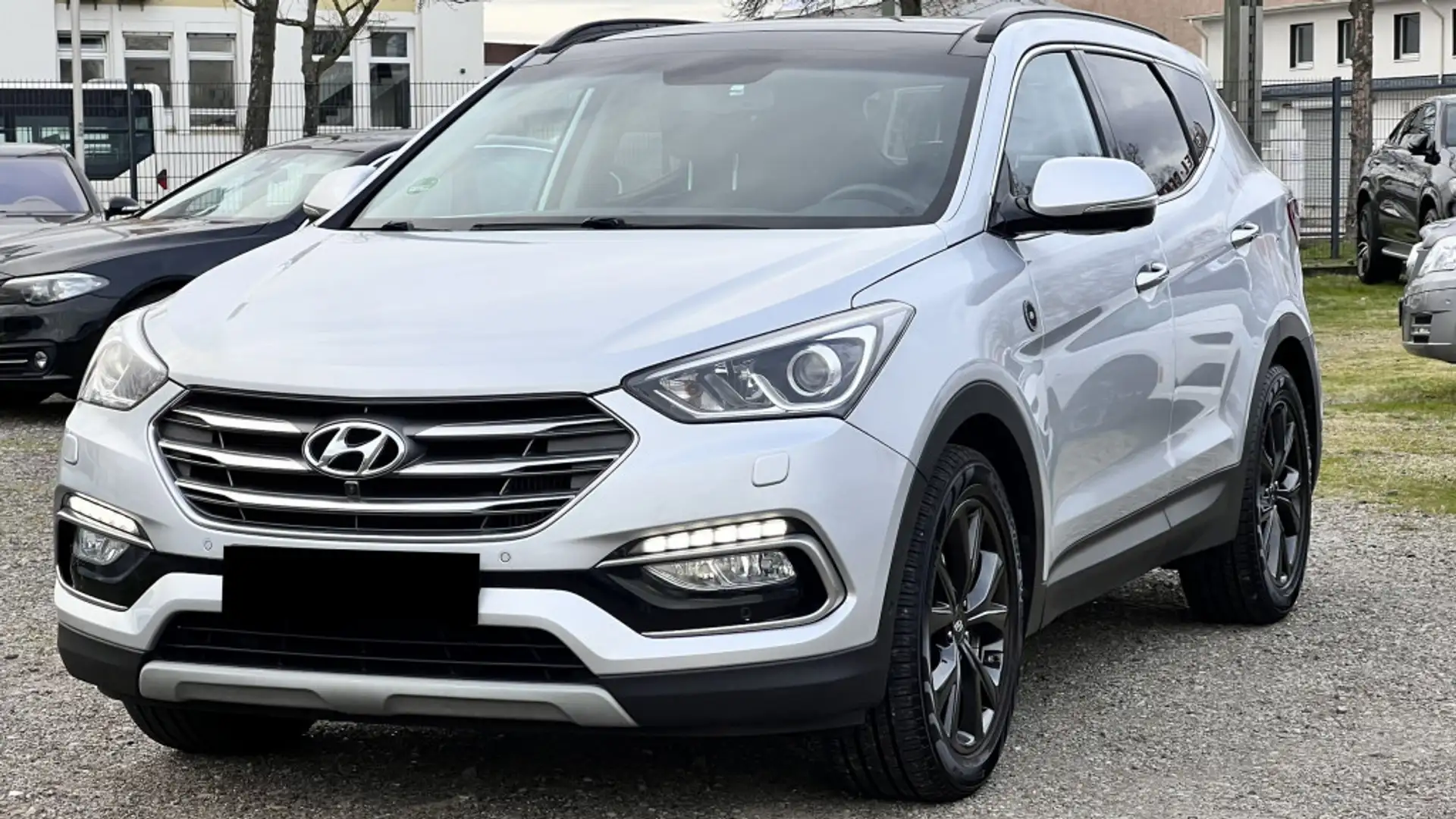 Hyundai SANTA FE Premiumblue#4SHZ#Aut#Pan#360Kam#AHK Silber - 2