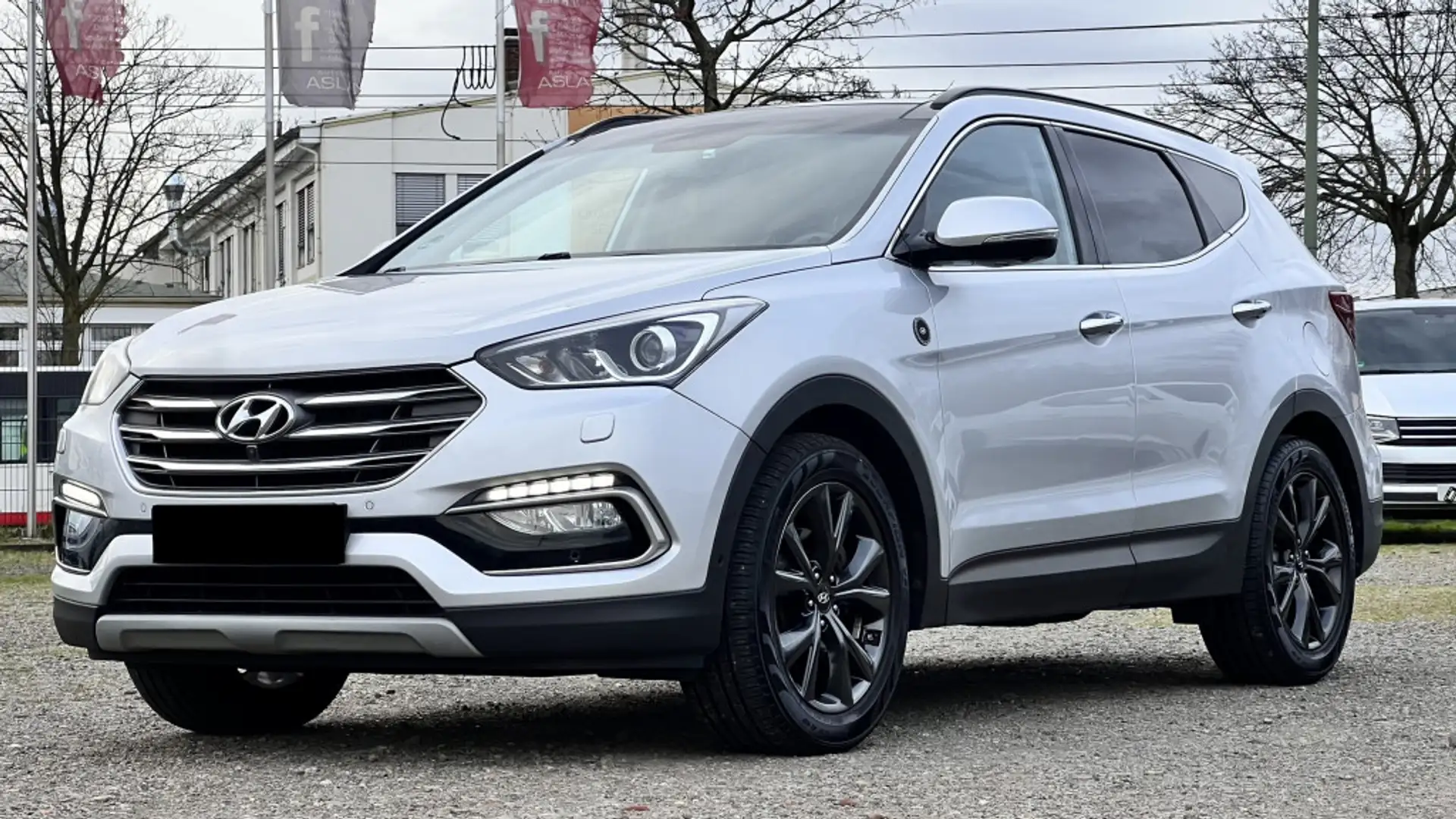 Hyundai SANTA FE Premiumblue#4SHZ#Aut#Pan#360Kam#AHK Silber - 1