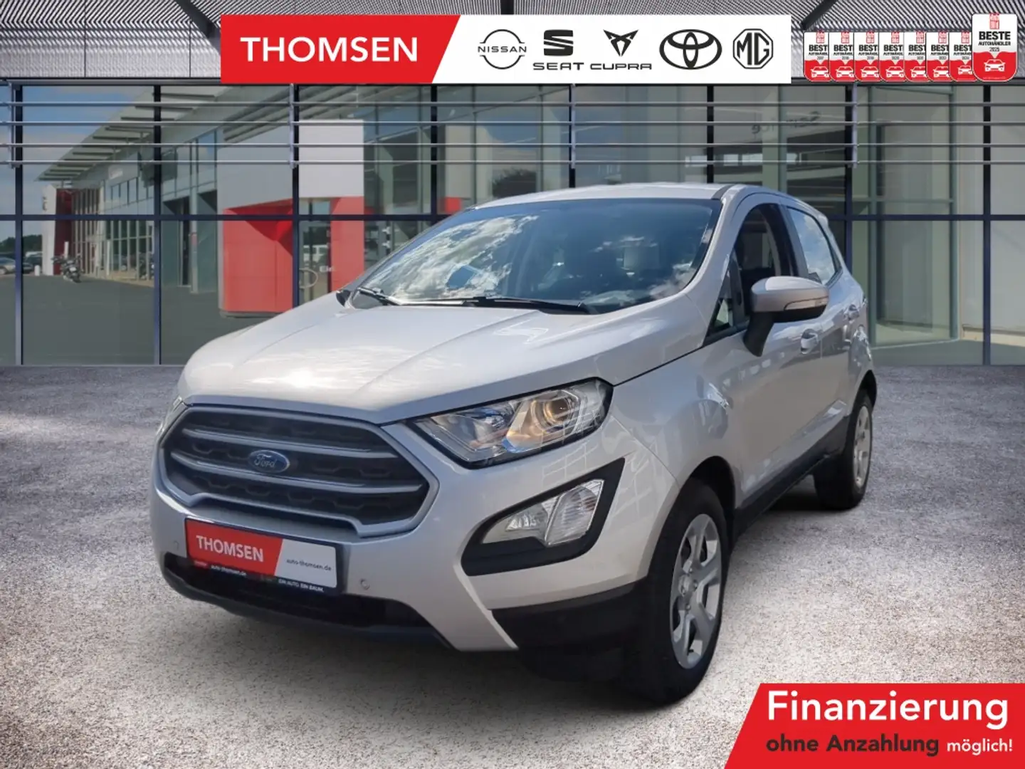 Ford EcoSport 1.0 EcoBoost Trend PDC BTH BC USB Silber - 1