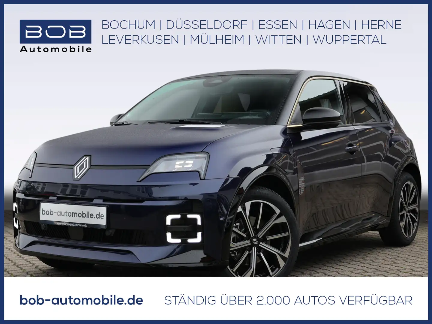 Renault R 5 E-Tech Iconic Five 150 Comfort Range SafetyP Bleu - 1