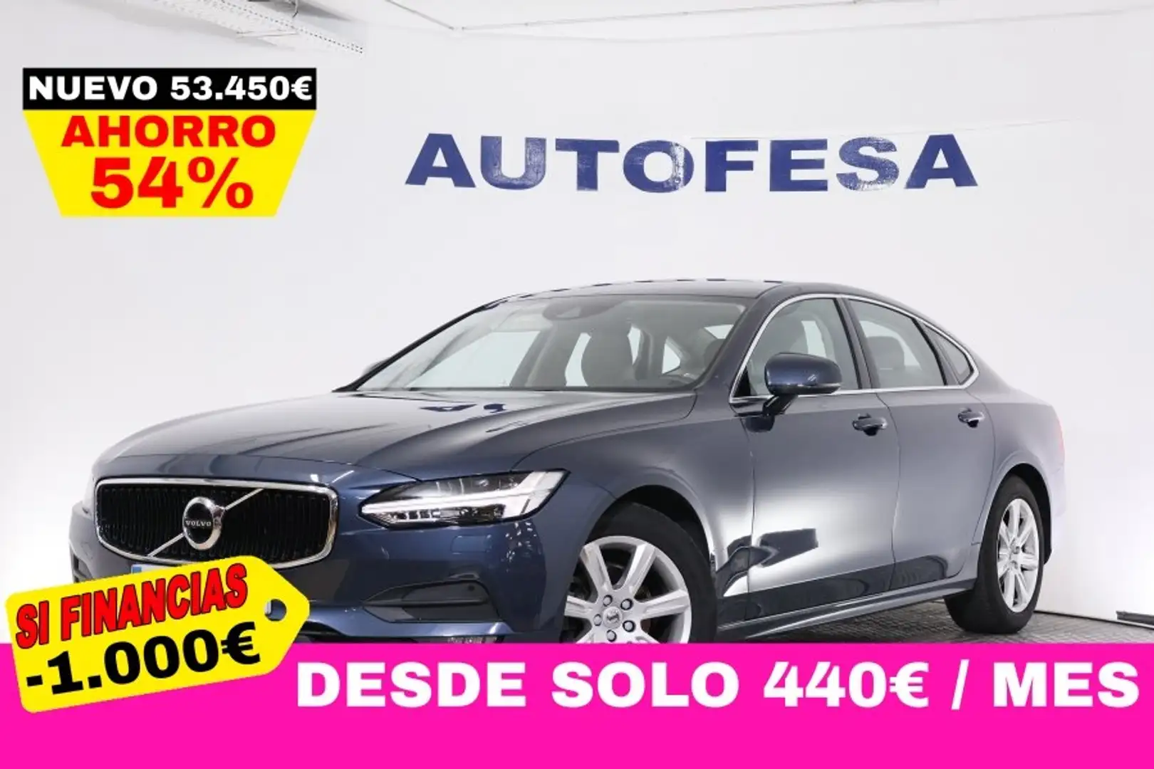 Volvo S90 D3 2.0 MOMENTUM 150CV AUTO 4P # NAVY, CUERO - 1