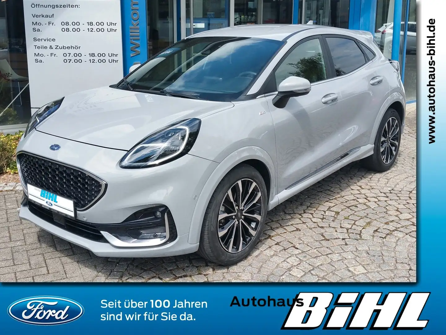 Ford Puma ST-Line Vignale Leder Kamera Winterp. 1.Ha Gris - 1