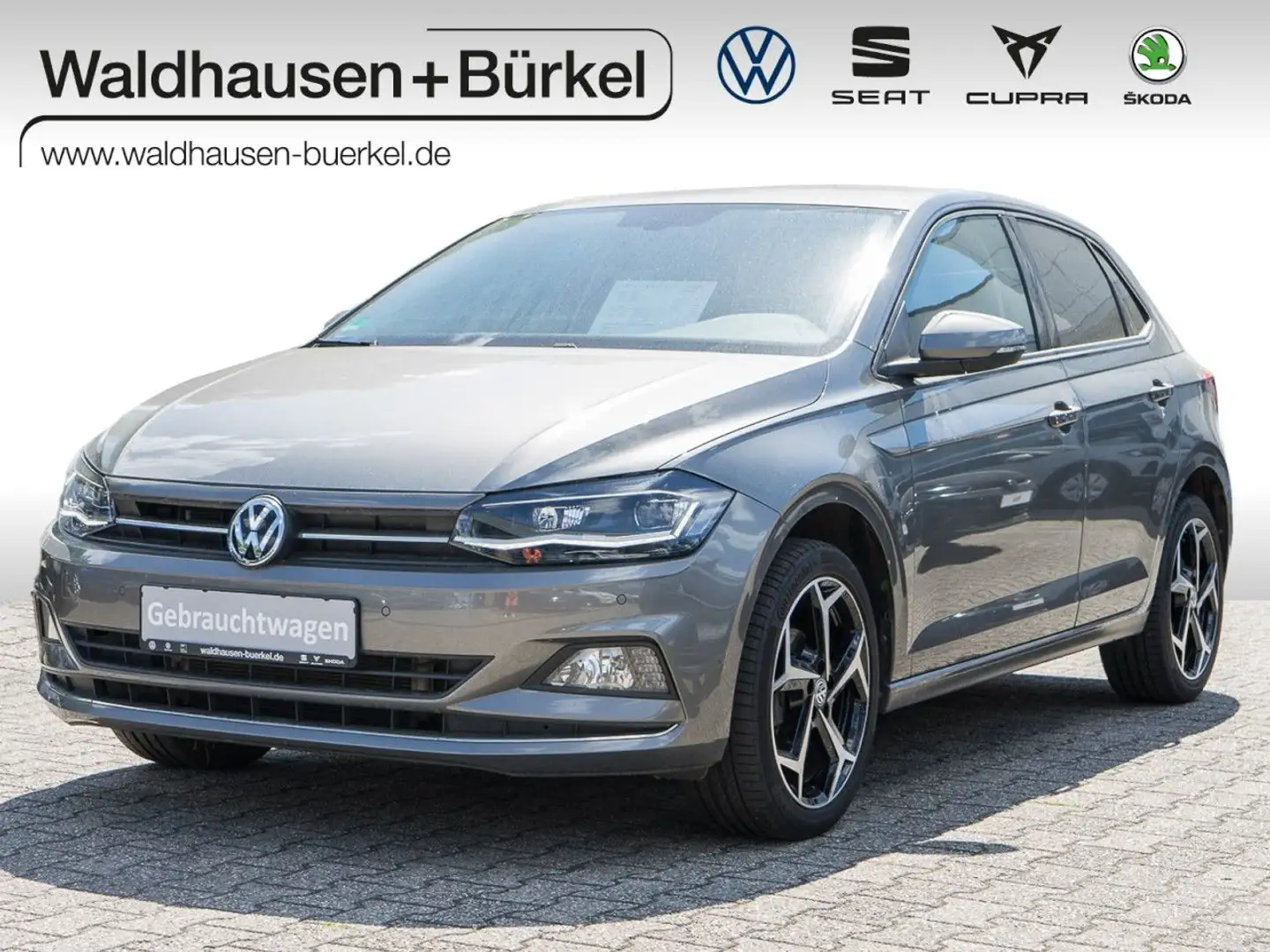 Volkswagen Polo 1.0 TSI Highline DSG+LED+Kamera Klima Navi Grau - 1