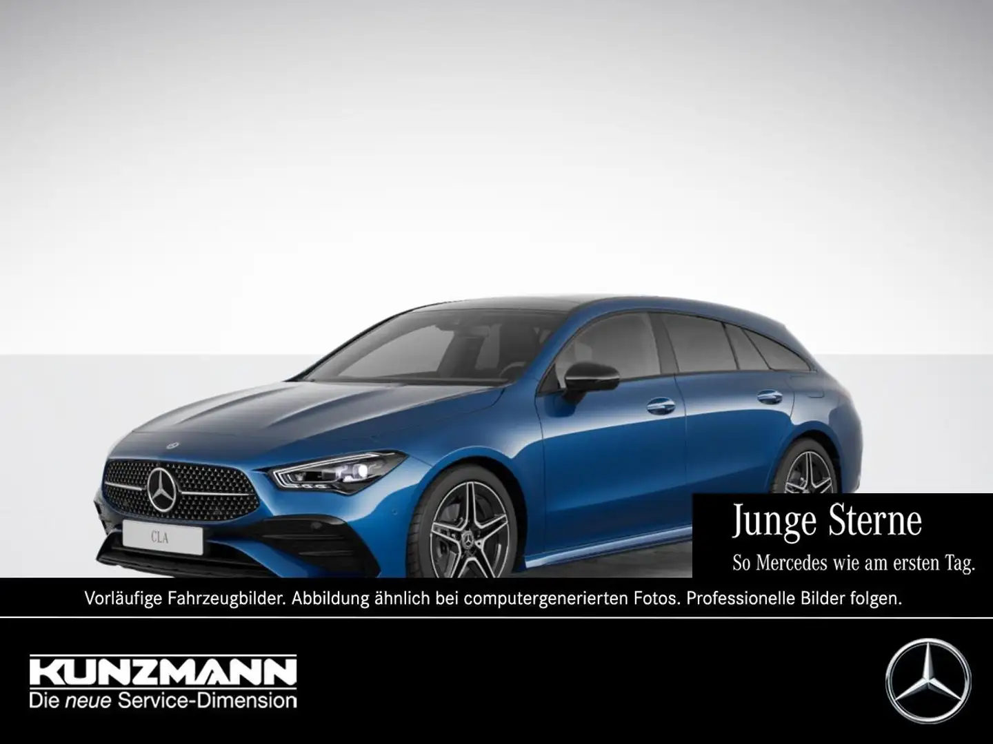 Mercedes-Benz CLA 180 SB AMG Night Distronic Panorama 360° Blau - 1