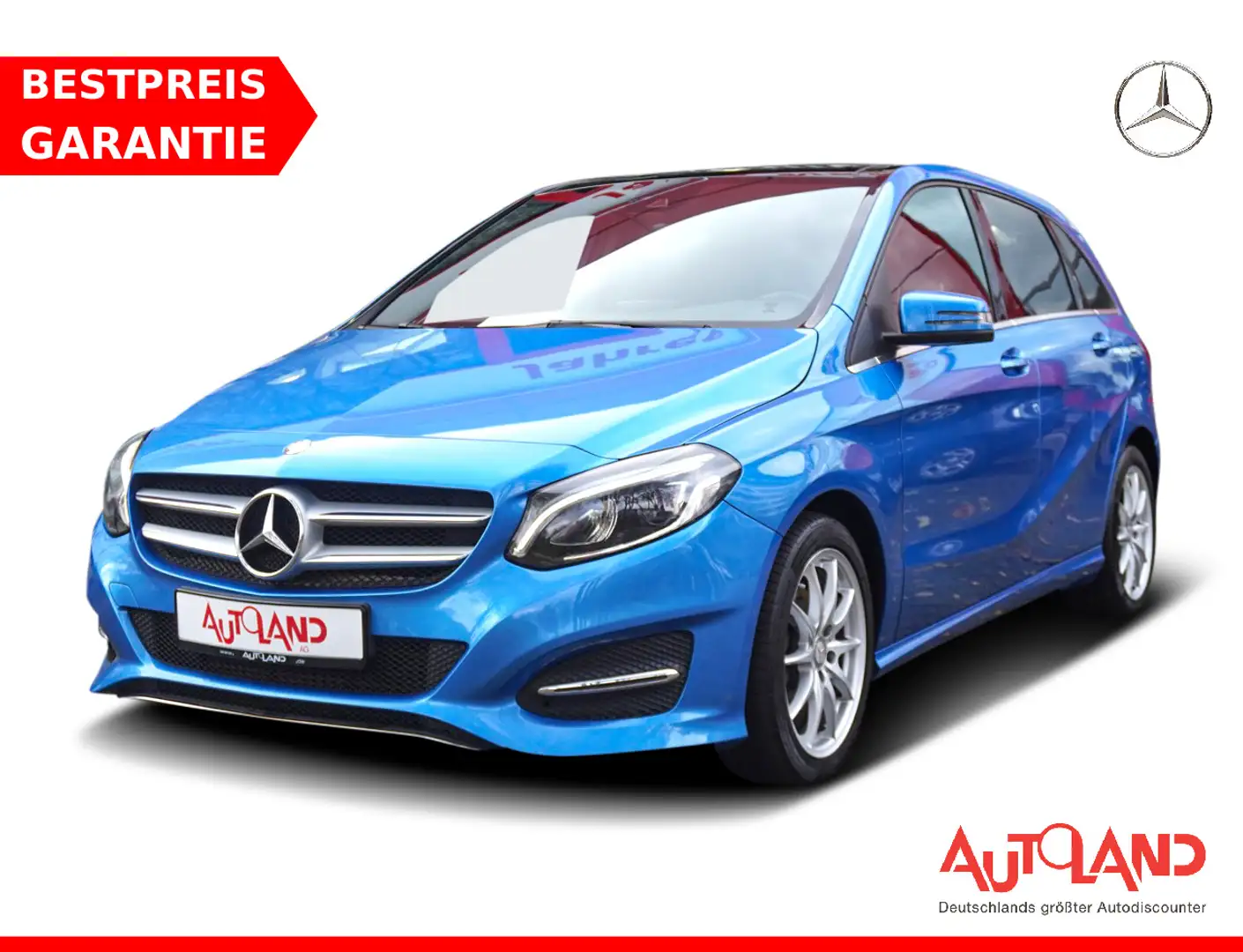 Mercedes-Benz B 220 B220d 4Matic LED Navi SHZ Blauw - 1